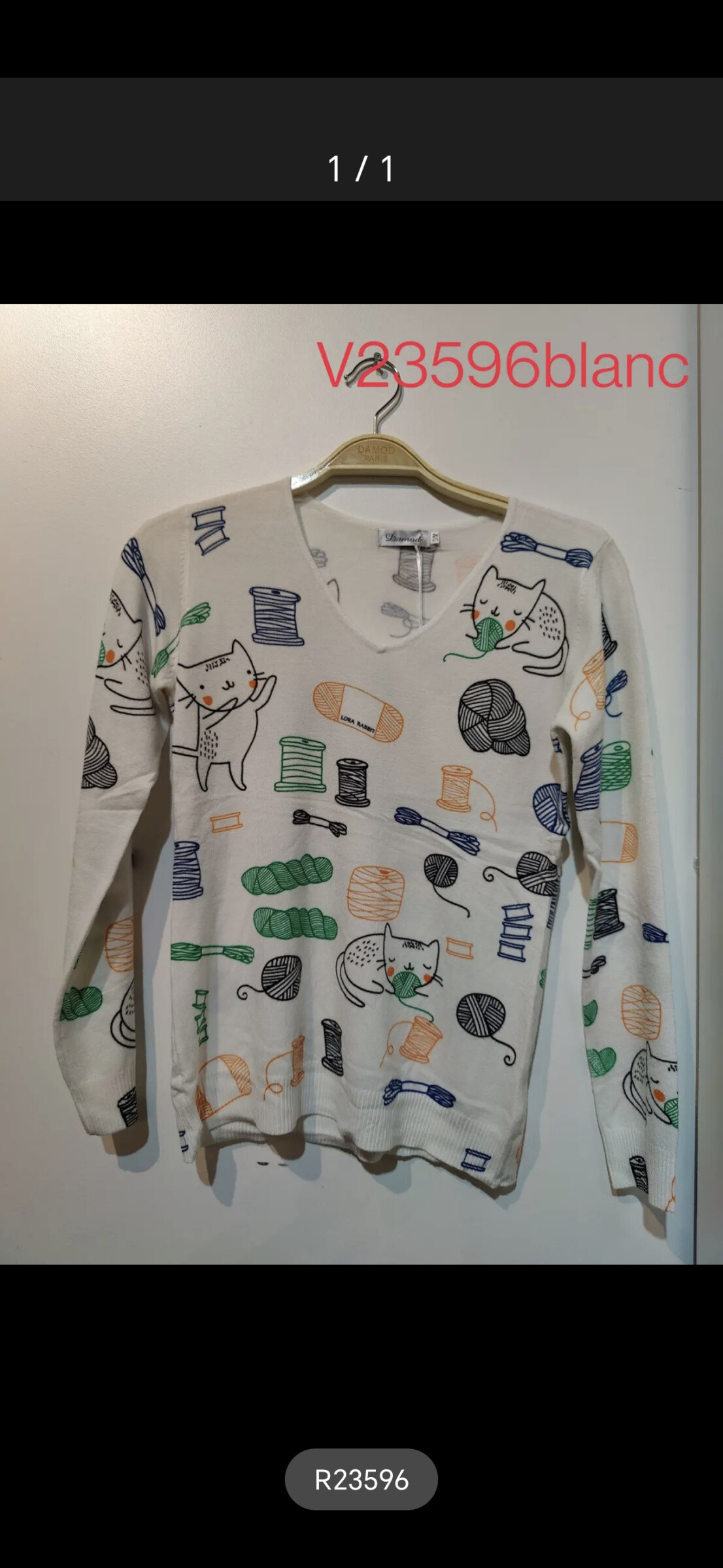 Wholesaler DAMOD - printed sweater