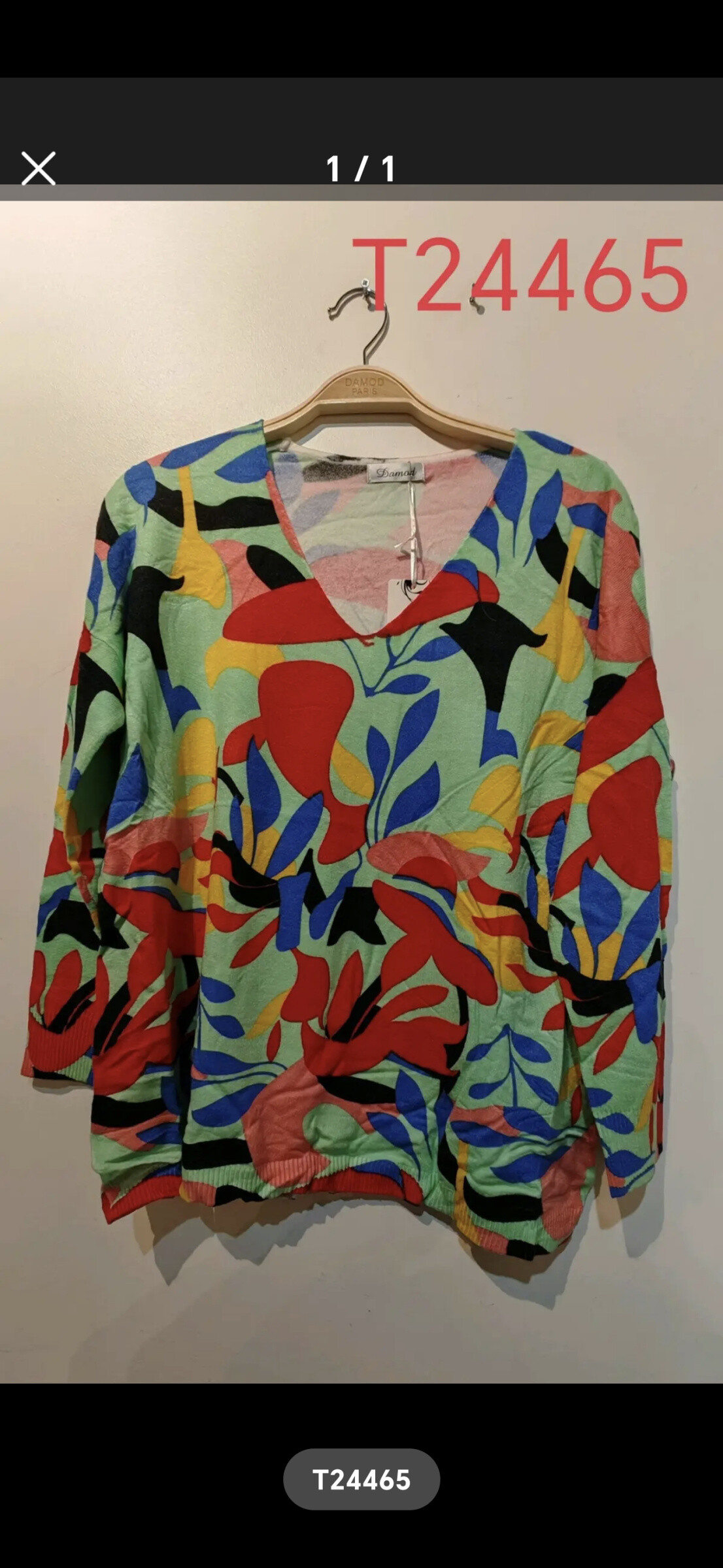 Wholesaler DAMOD - Over size printed sweater