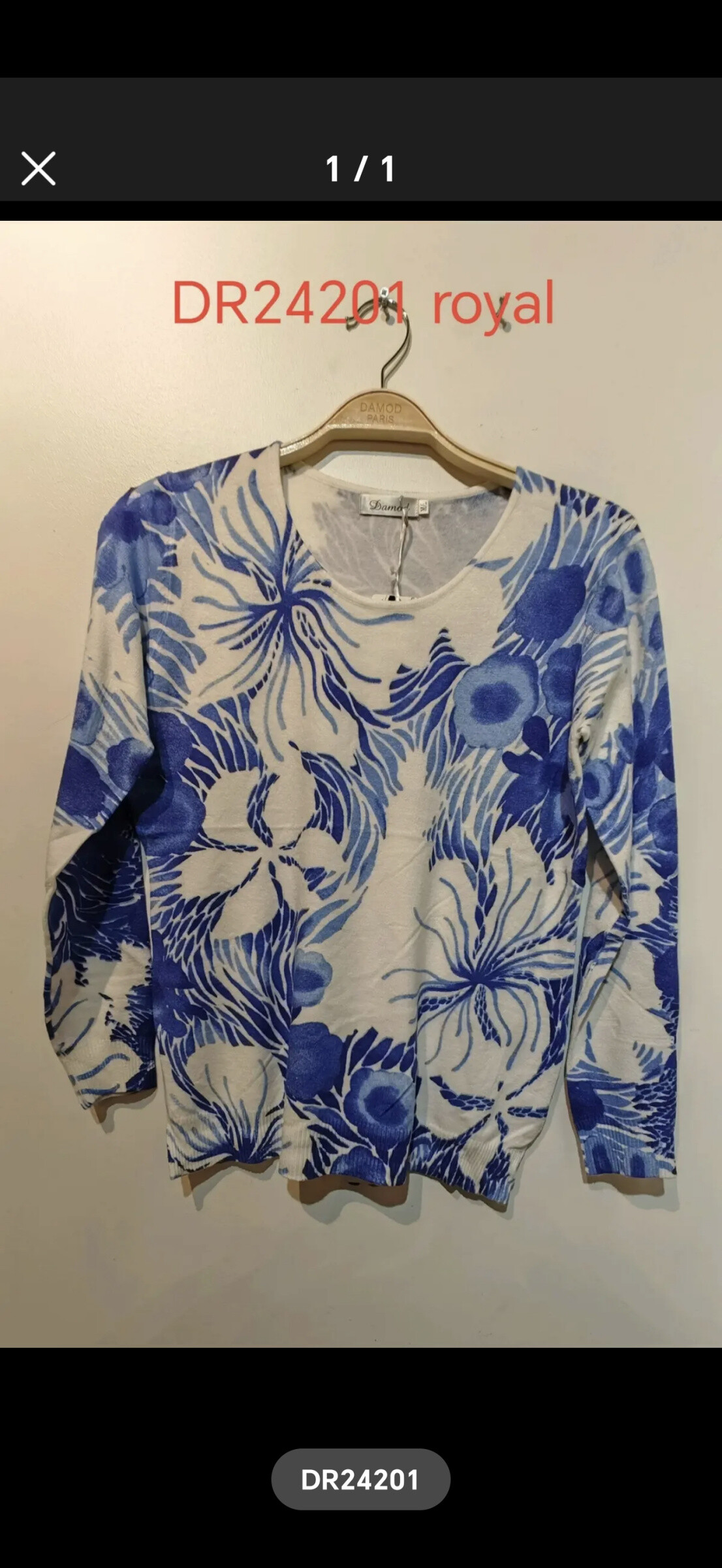 Wholesaler DAMOD - printed sweater