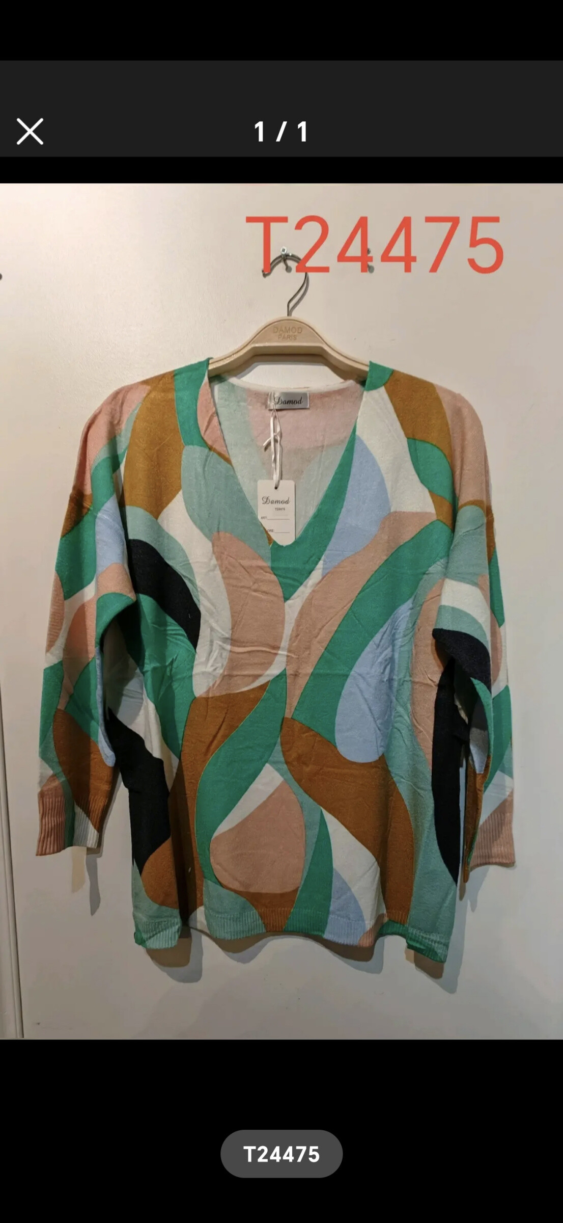 Wholesaler DAMOD - Over size printed sweater