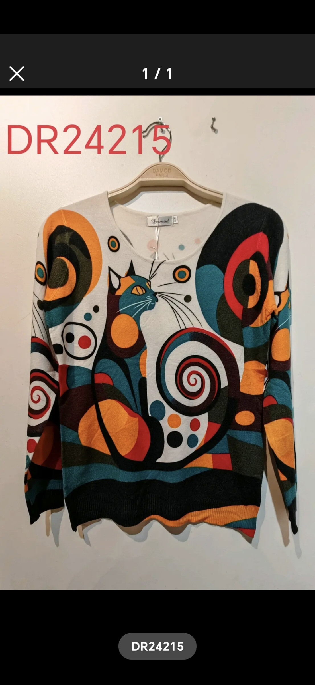 Wholesaler DAMOD - printed sweater