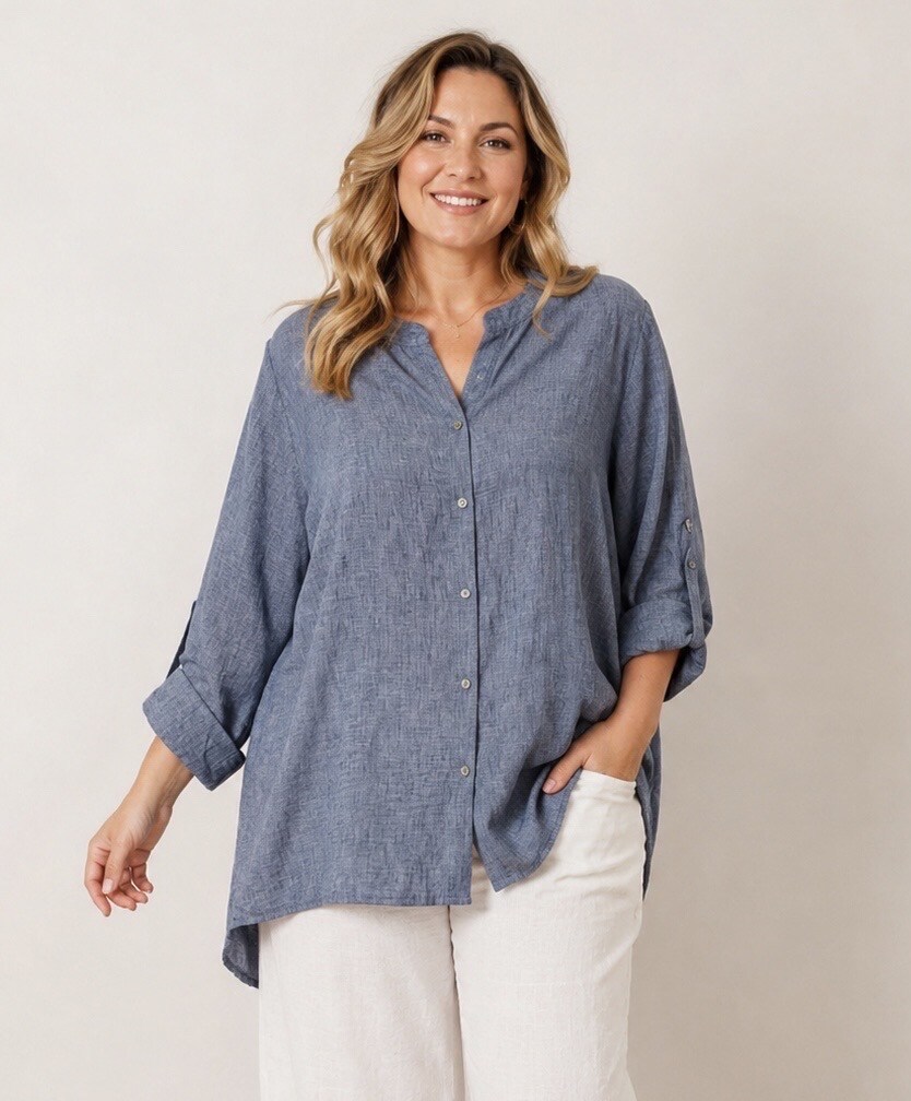 Wholesaler Danny - Mandarin collar shirt