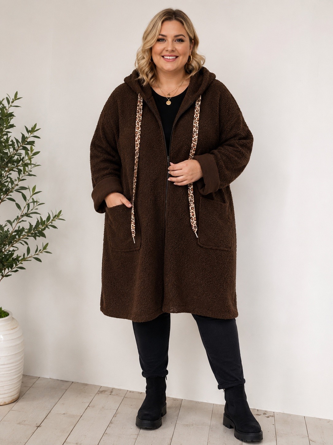 Wholesaler Danny - Bouclé wool coat