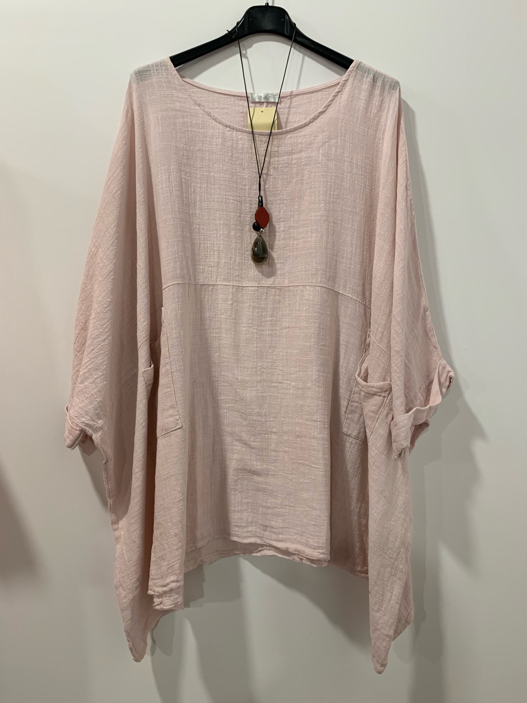 Grossiste Danny - Blouse ample avec collier