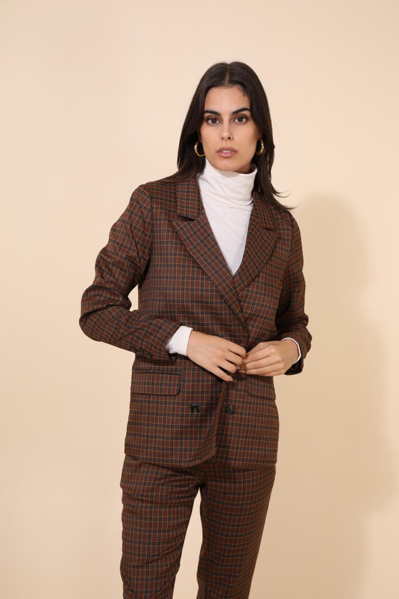 Grossista DAPHNEA - BLAZER A QUADRI