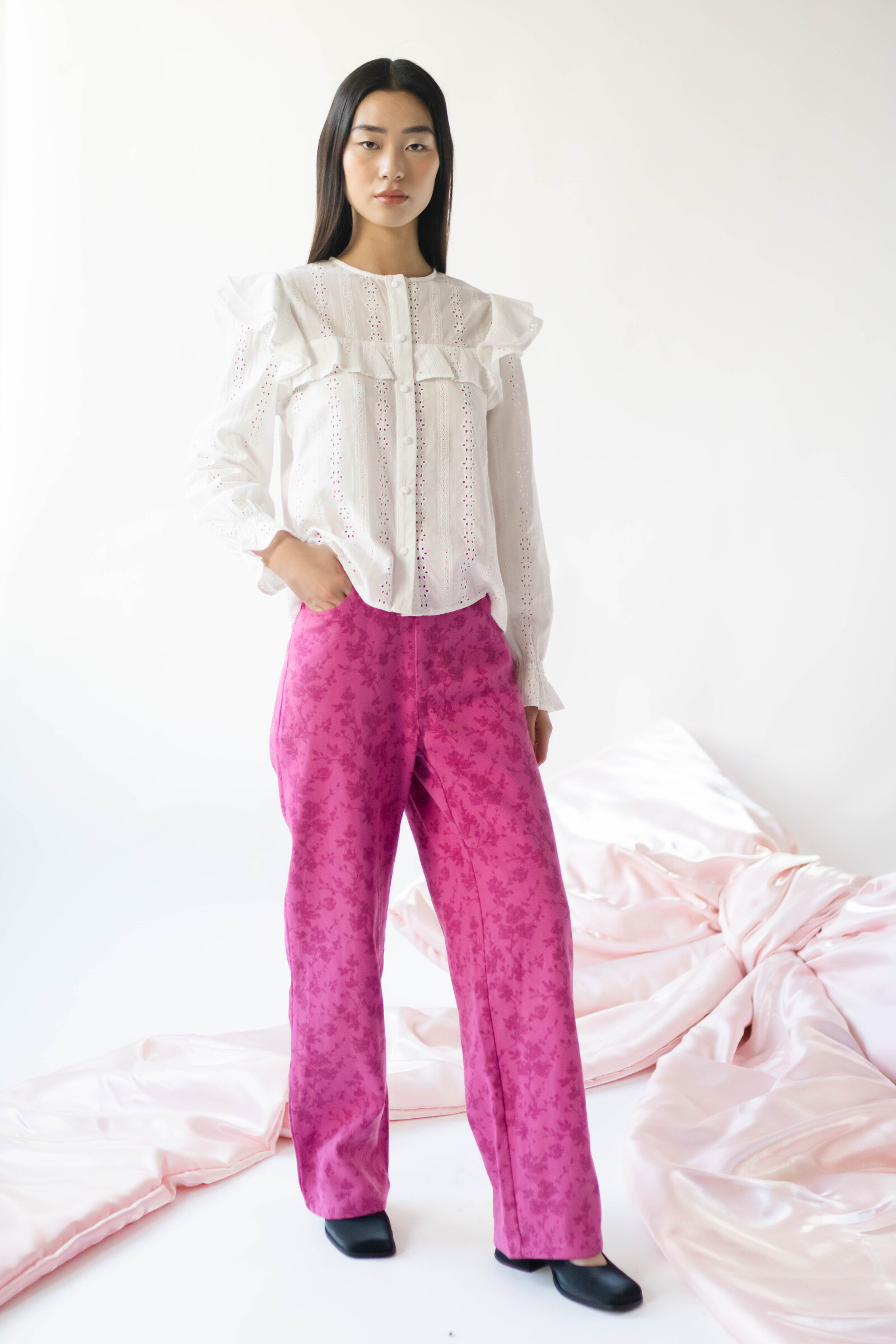 Grossista DAPHNEA - BLUSA IN COTONE