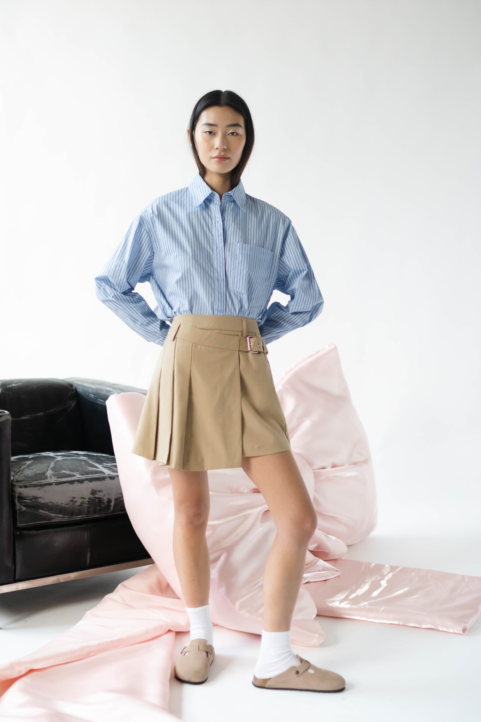 Grossista DAPHNEA - Camicia a strisce