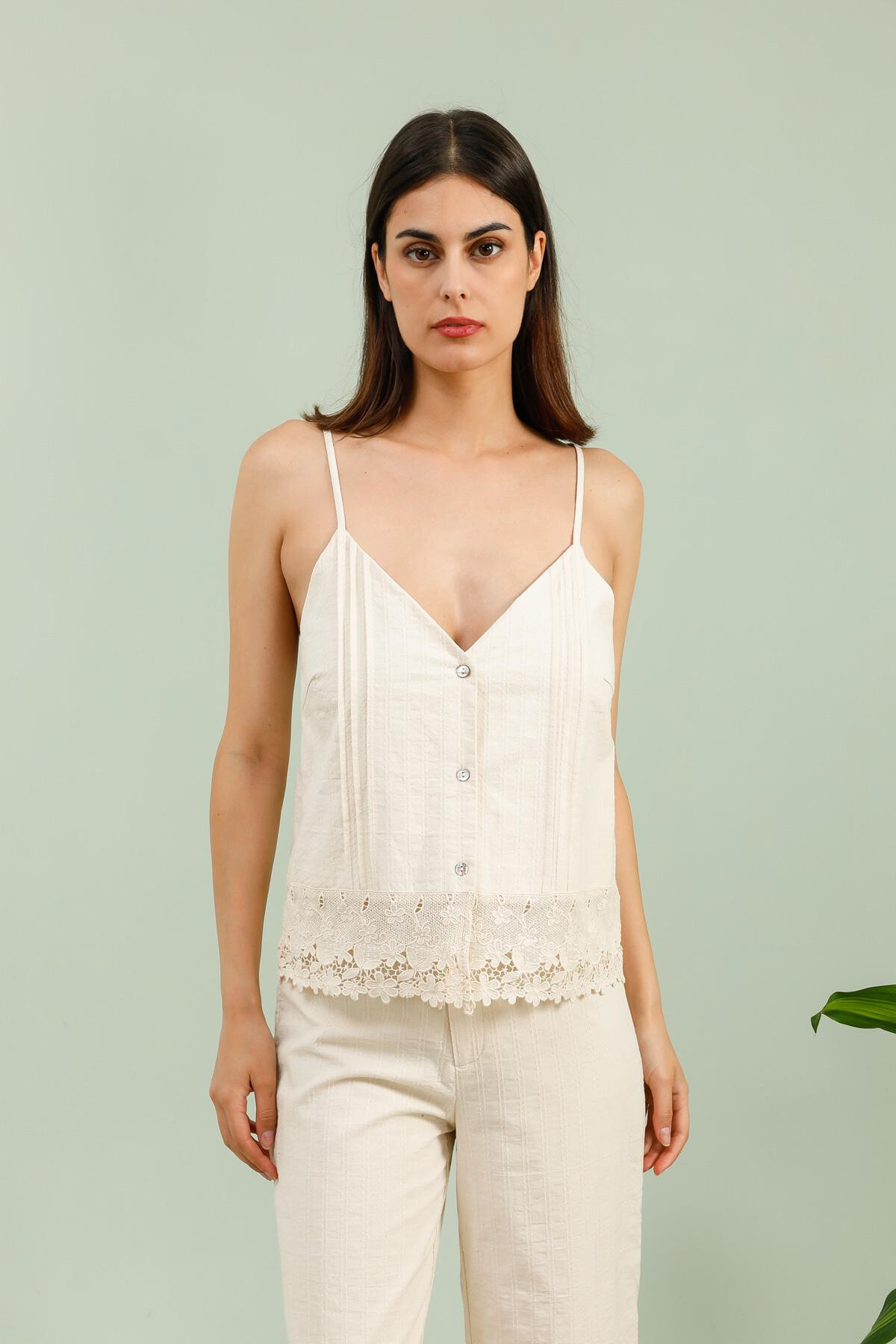 Grossiste DAPHNEA - DÉBARDEUR MACRAMÉ