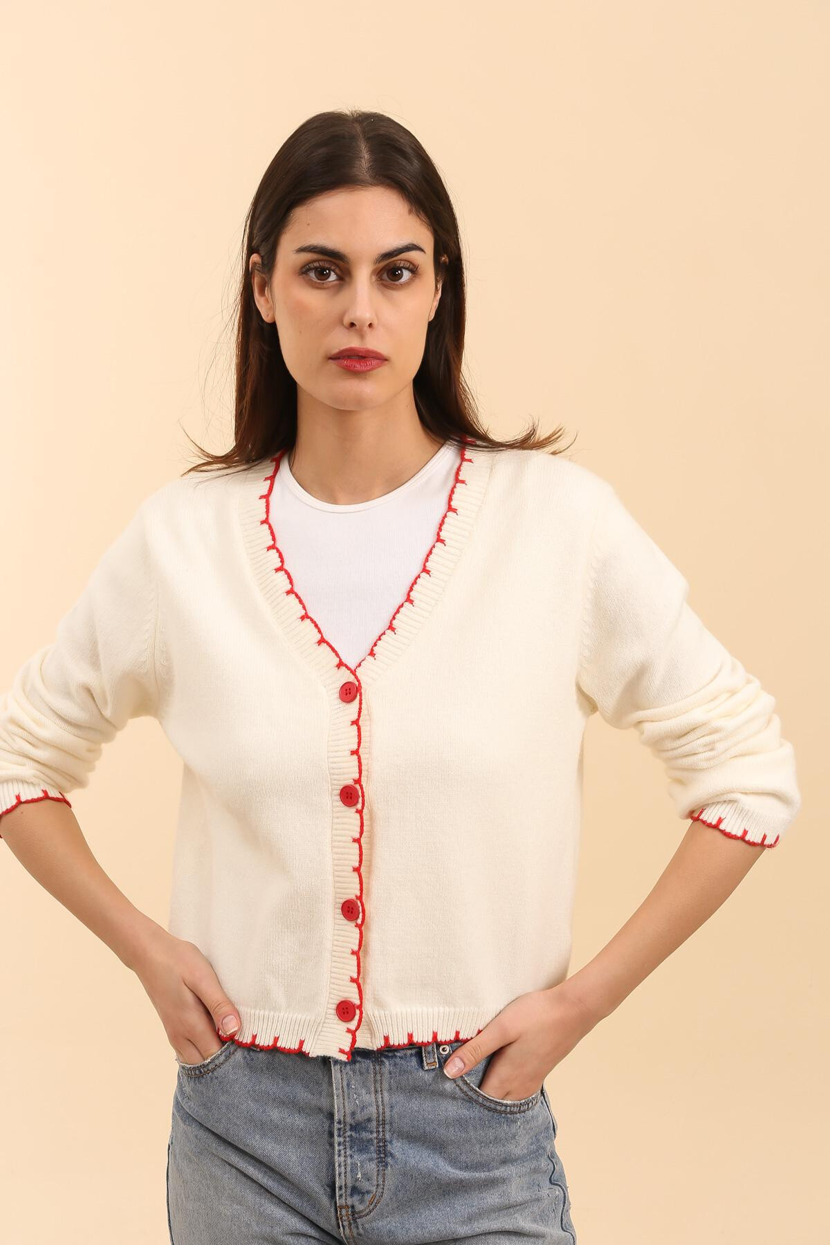 Wholesaler DAPHNEA - Festonne edge vest