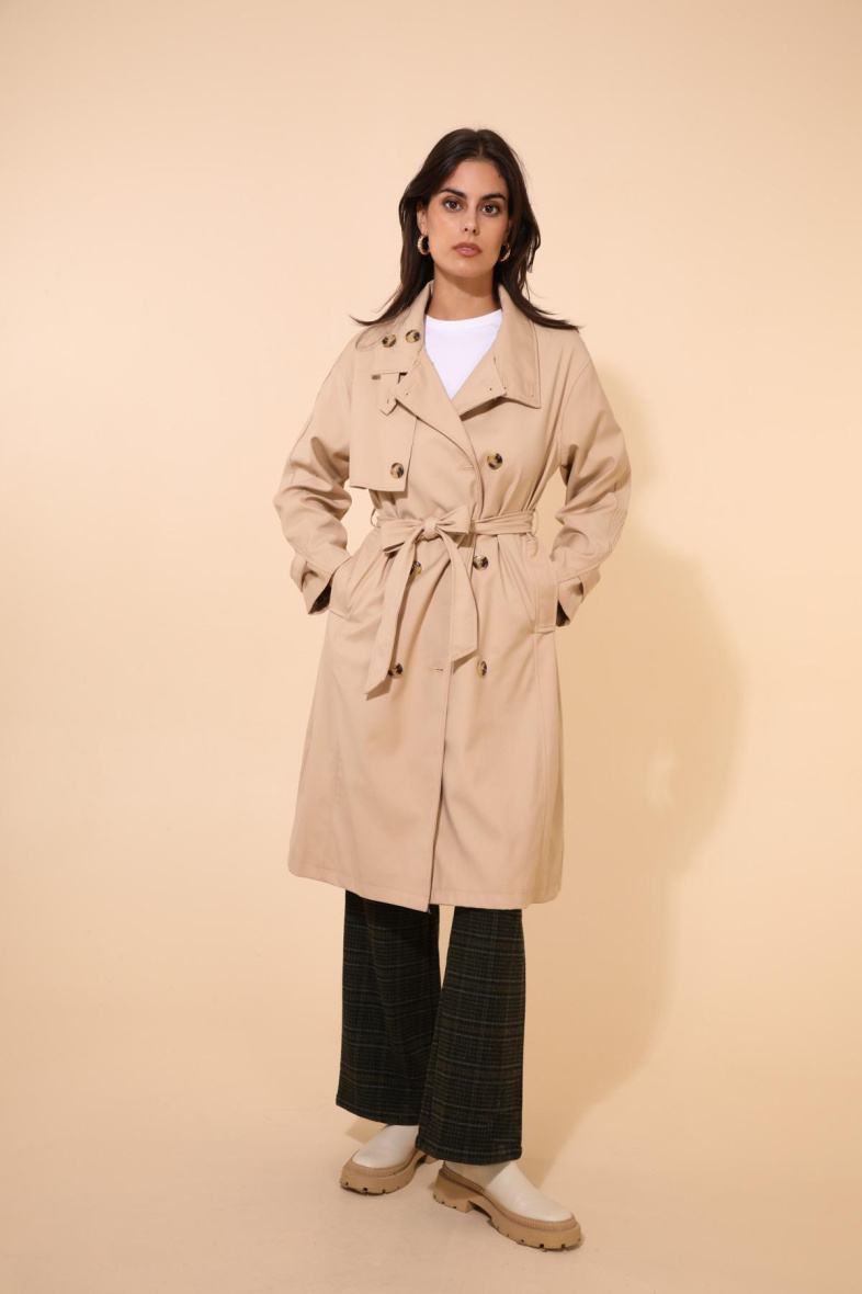 Grossista DAPHNEA - Cappotto con collo alla coreana