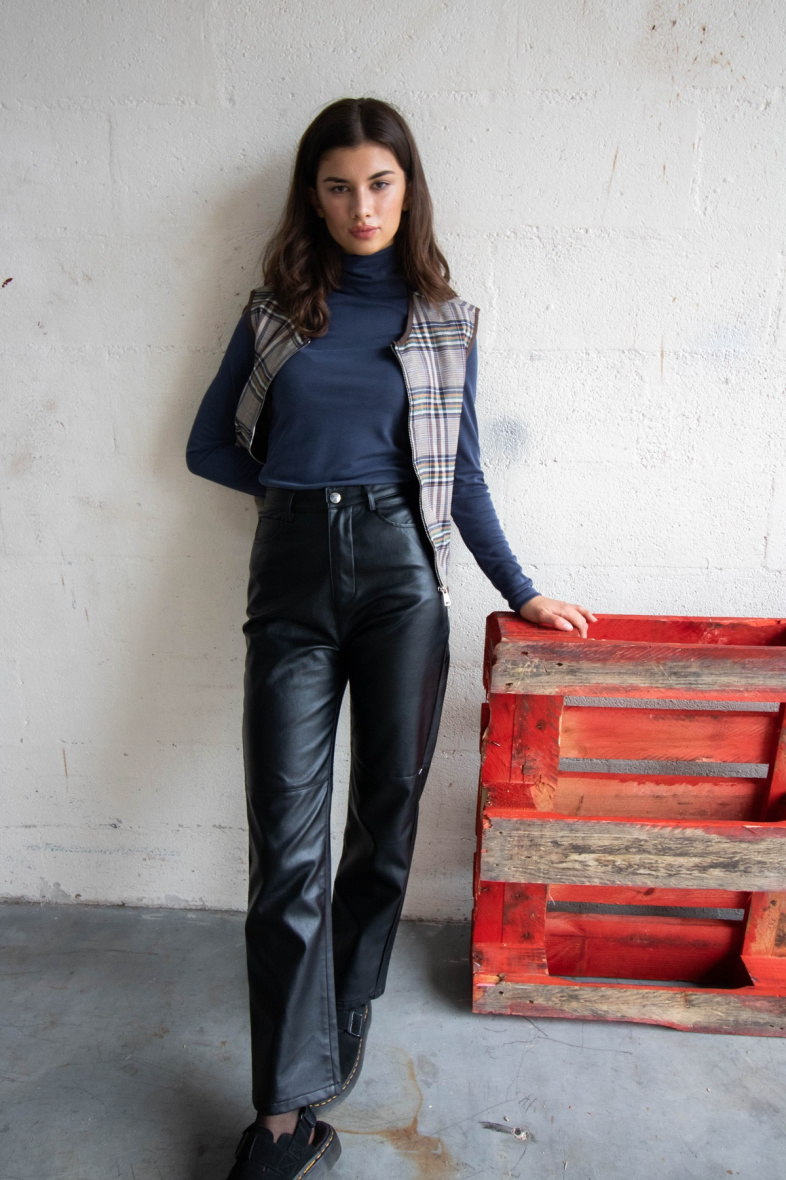 Grossista DAPHNEA - PANTALONI BIKER SINTETICI