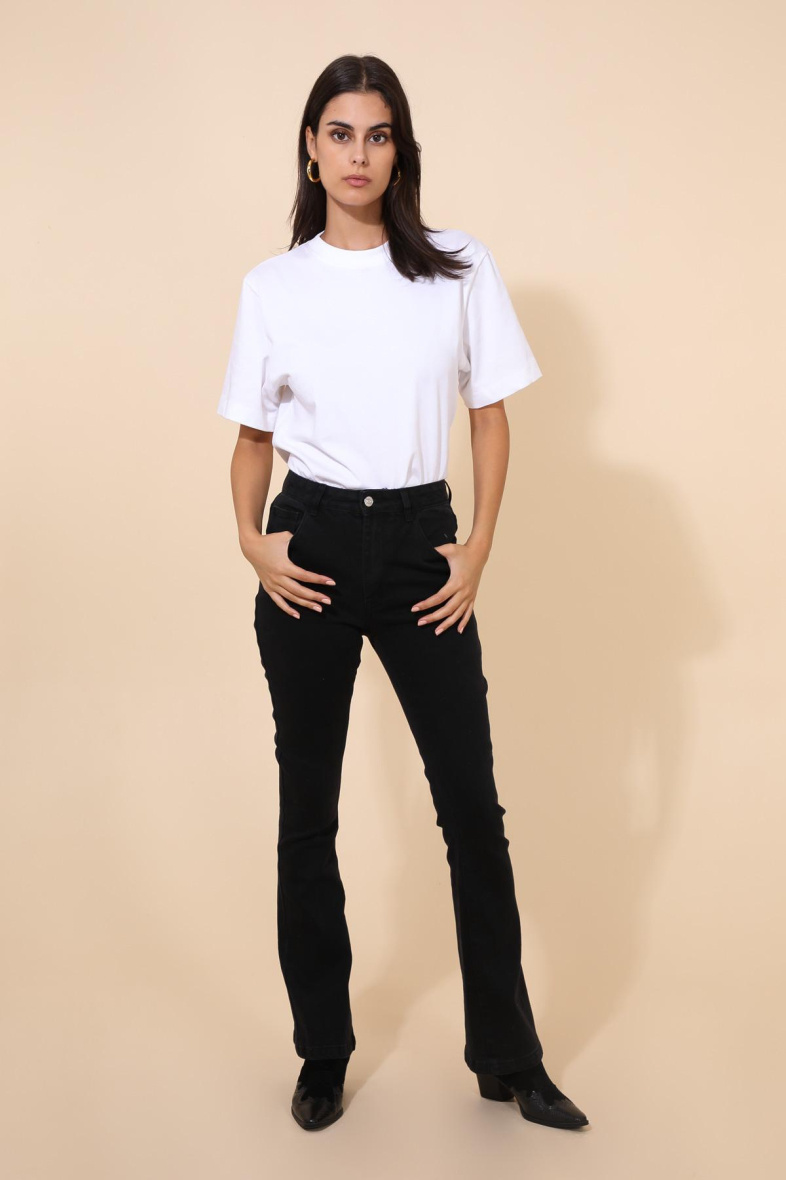 Wholesaler DAPHNEA - FLARE JEANS