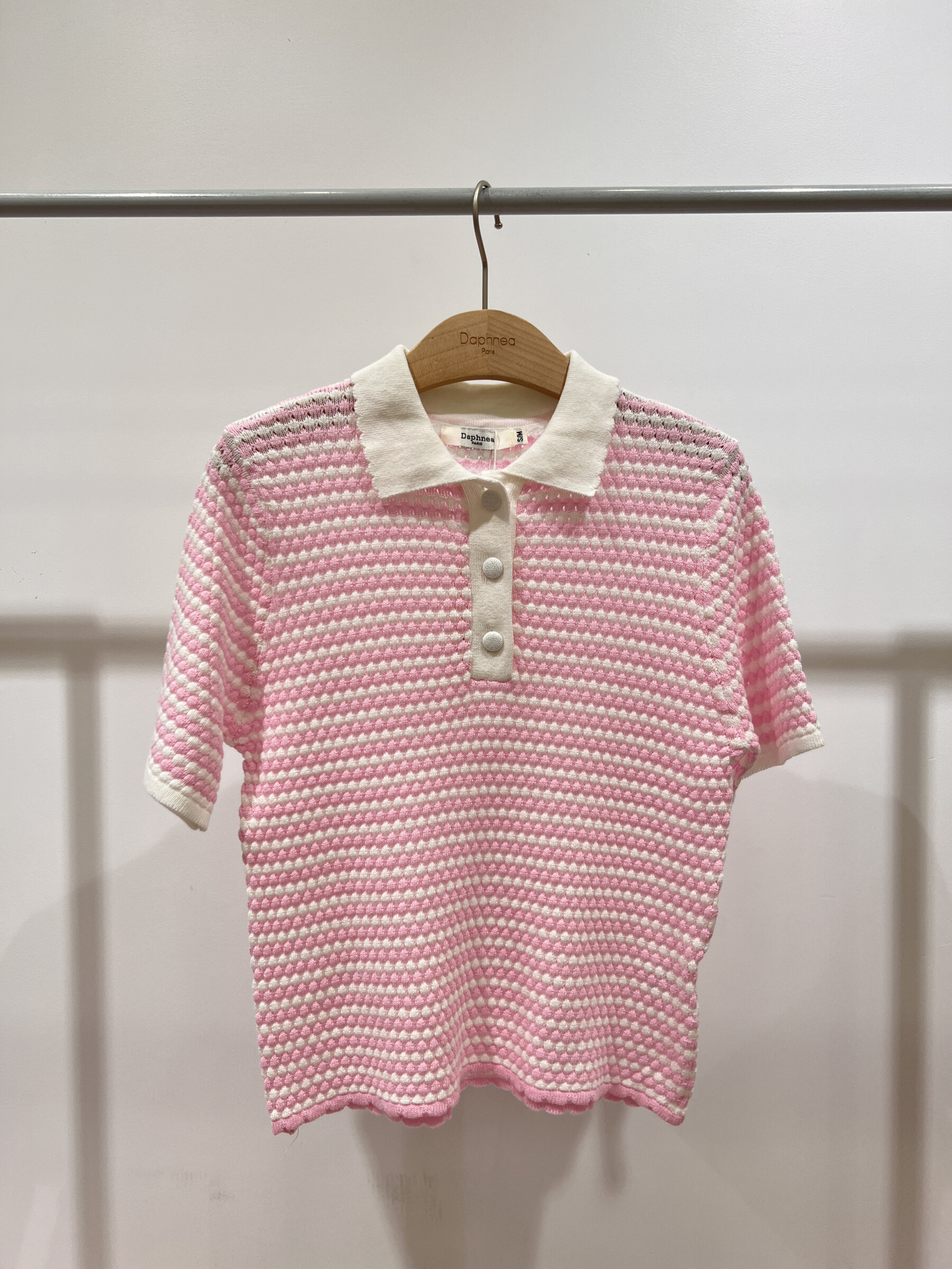 Wholesaler DAPHNEA - Striped mesh