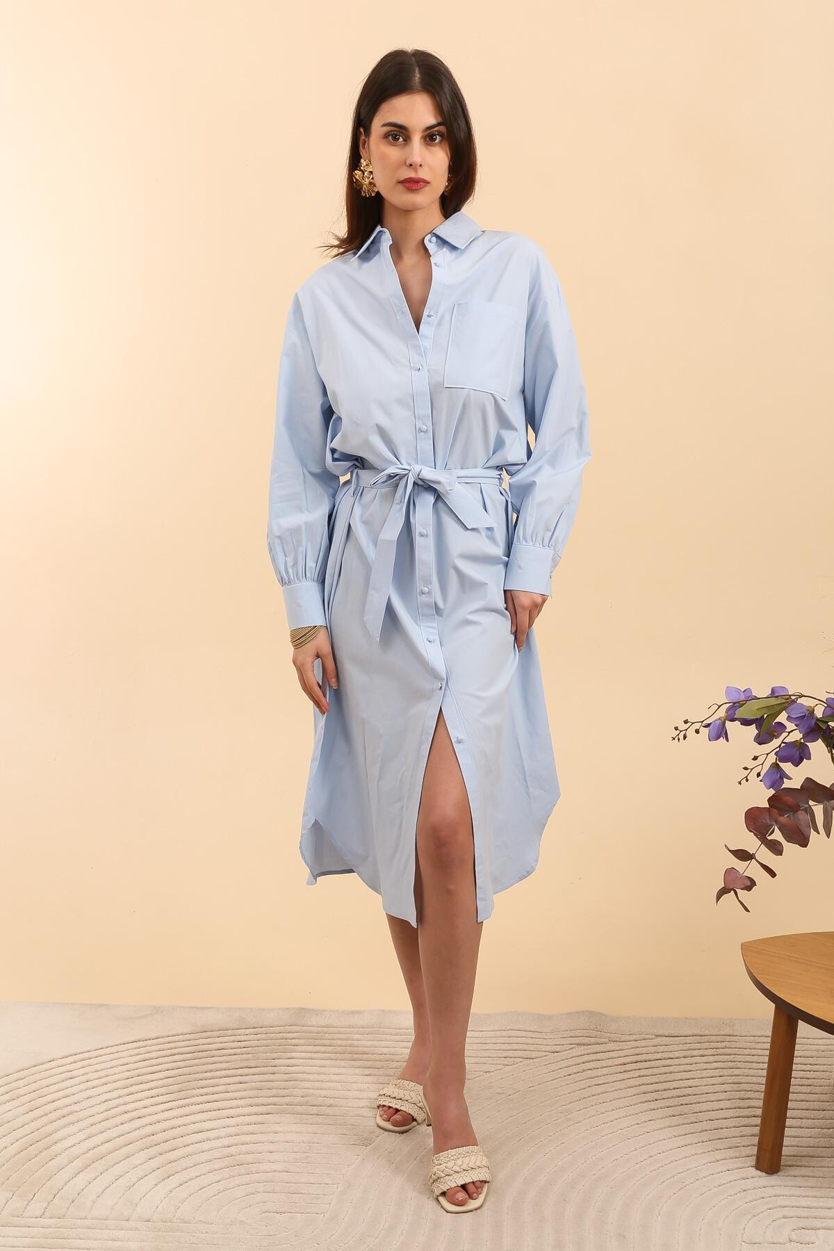 Grossista DAPHNEA - Abito a camicia