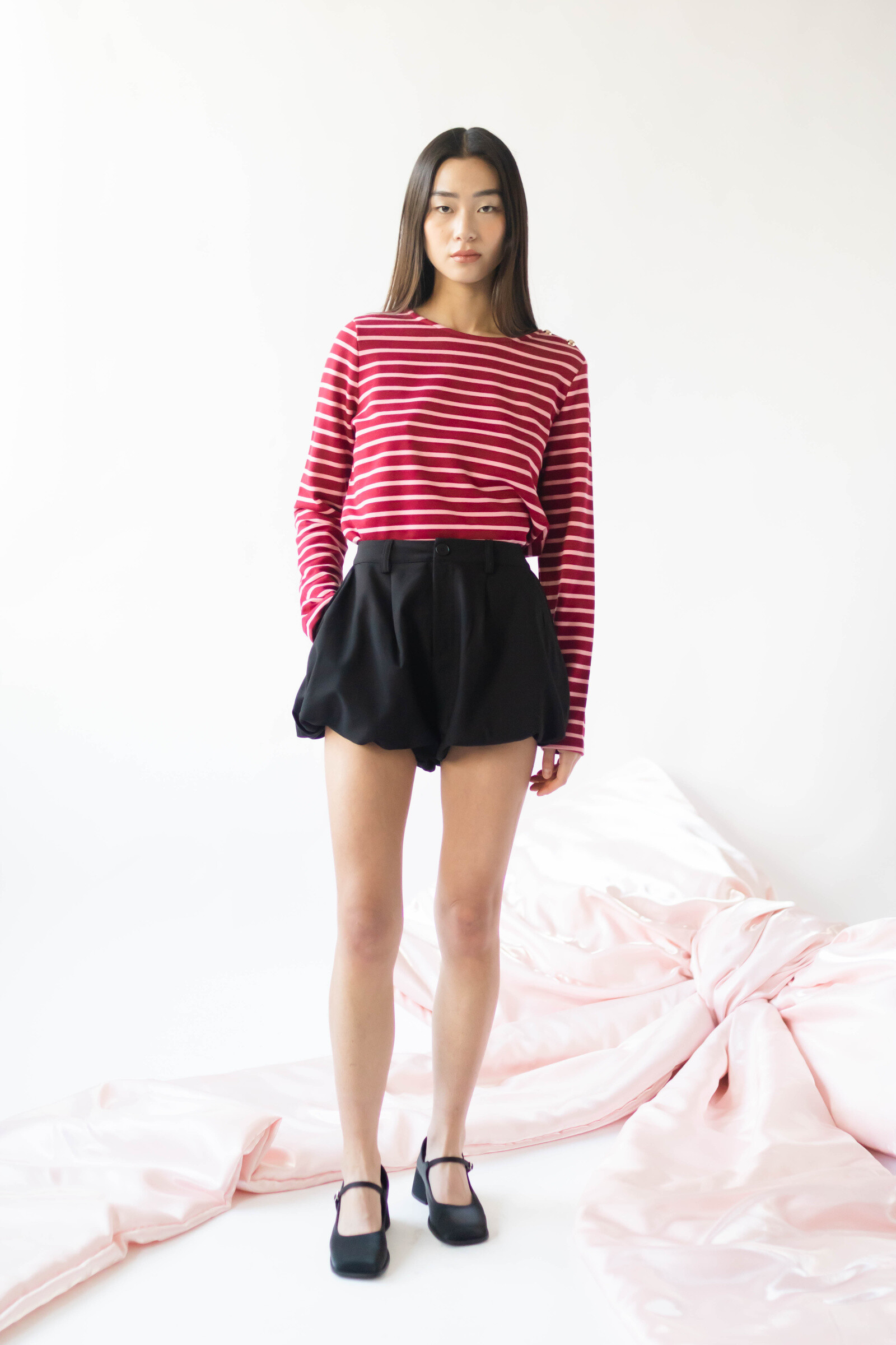 Wholesaler DAPHNEA - STRIPED SWEATSHIRT