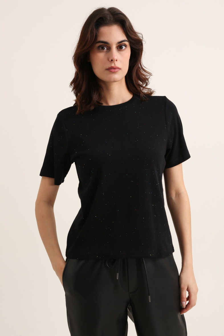 Großhändler DAPHNEA - Gesprenkeltes T-Shirt