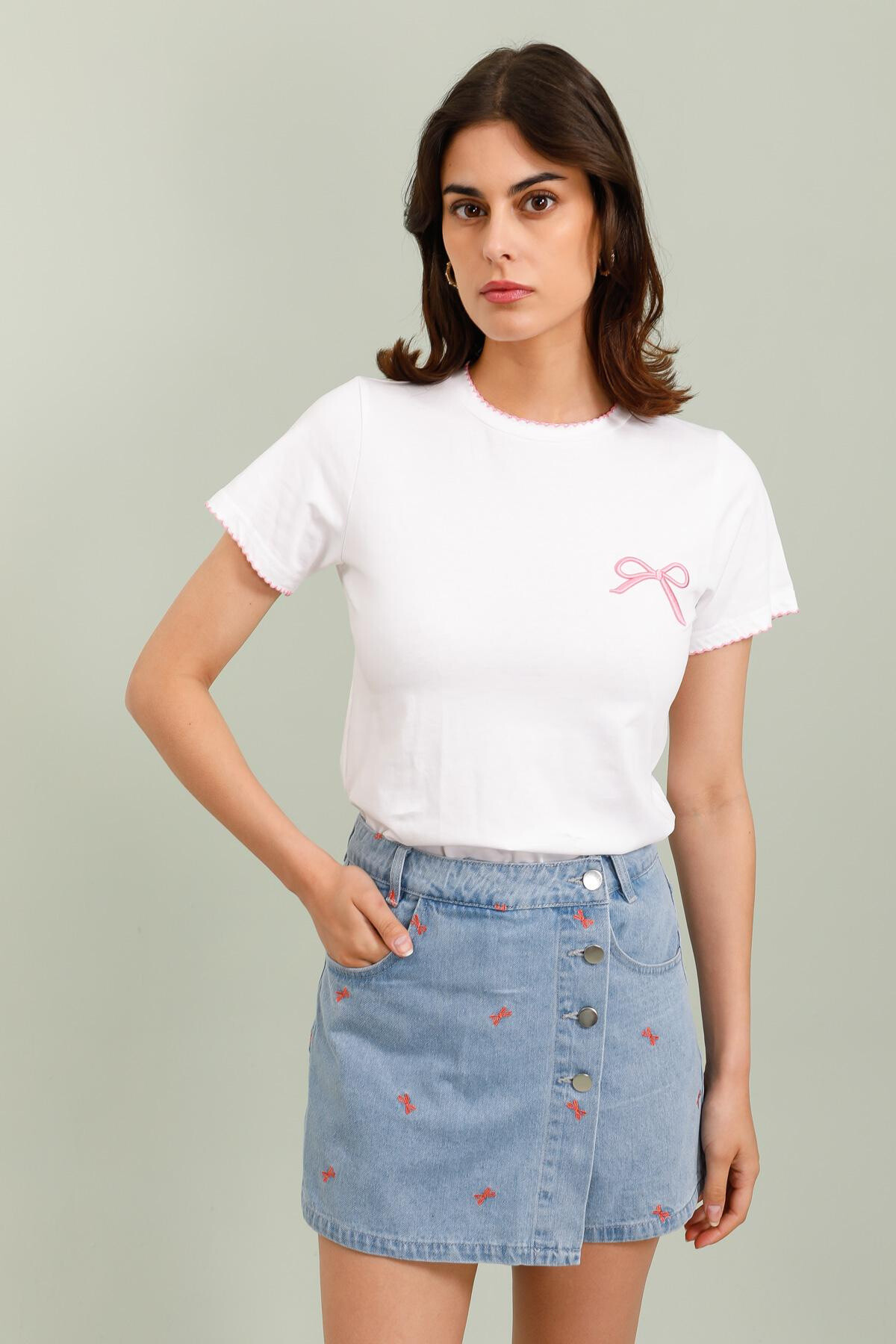 Wholesaler DAPHNEA - Knot t-shirt