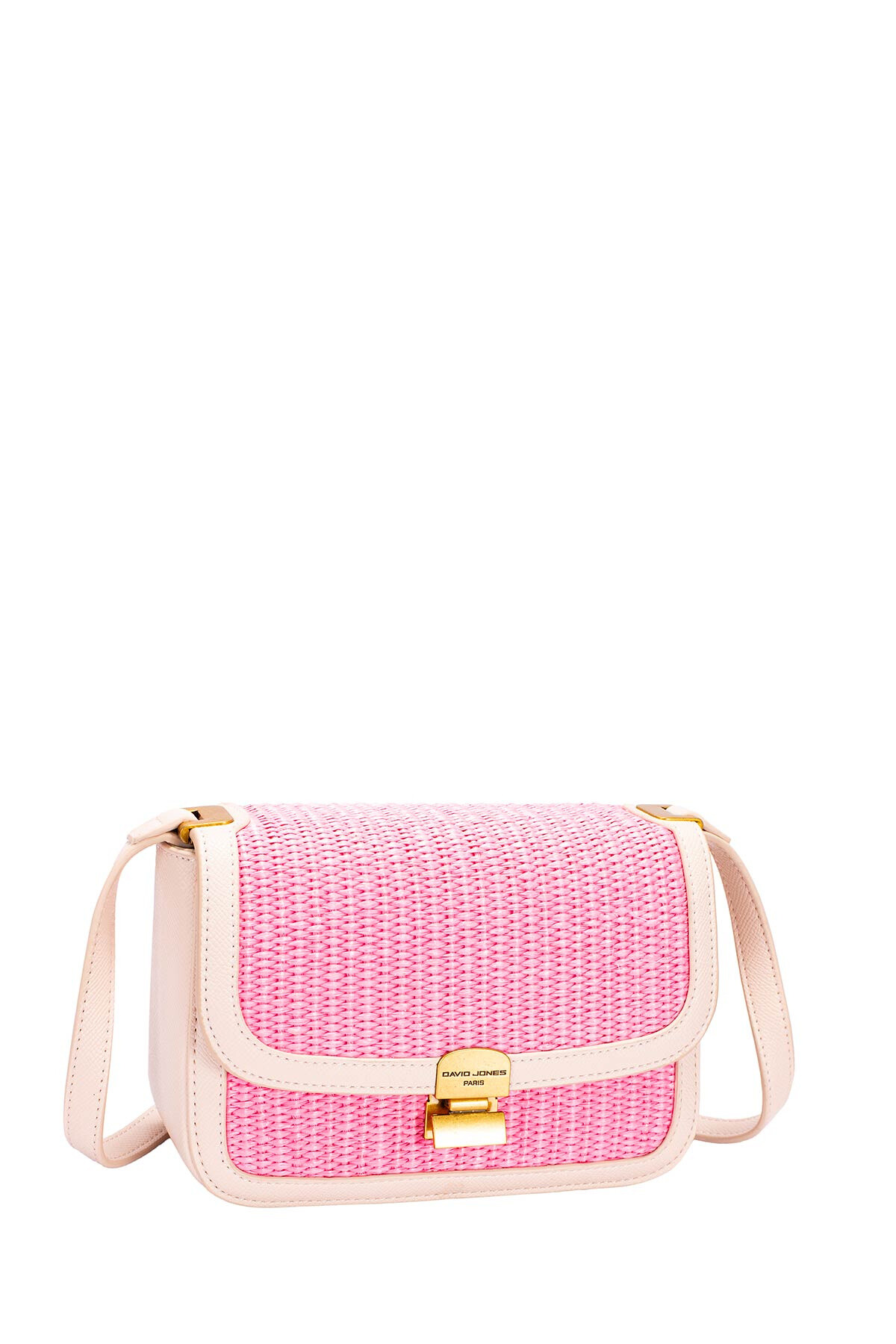 Grossista David Jones - CM7497 David Jones Spalla Borsa in paglia sintetica