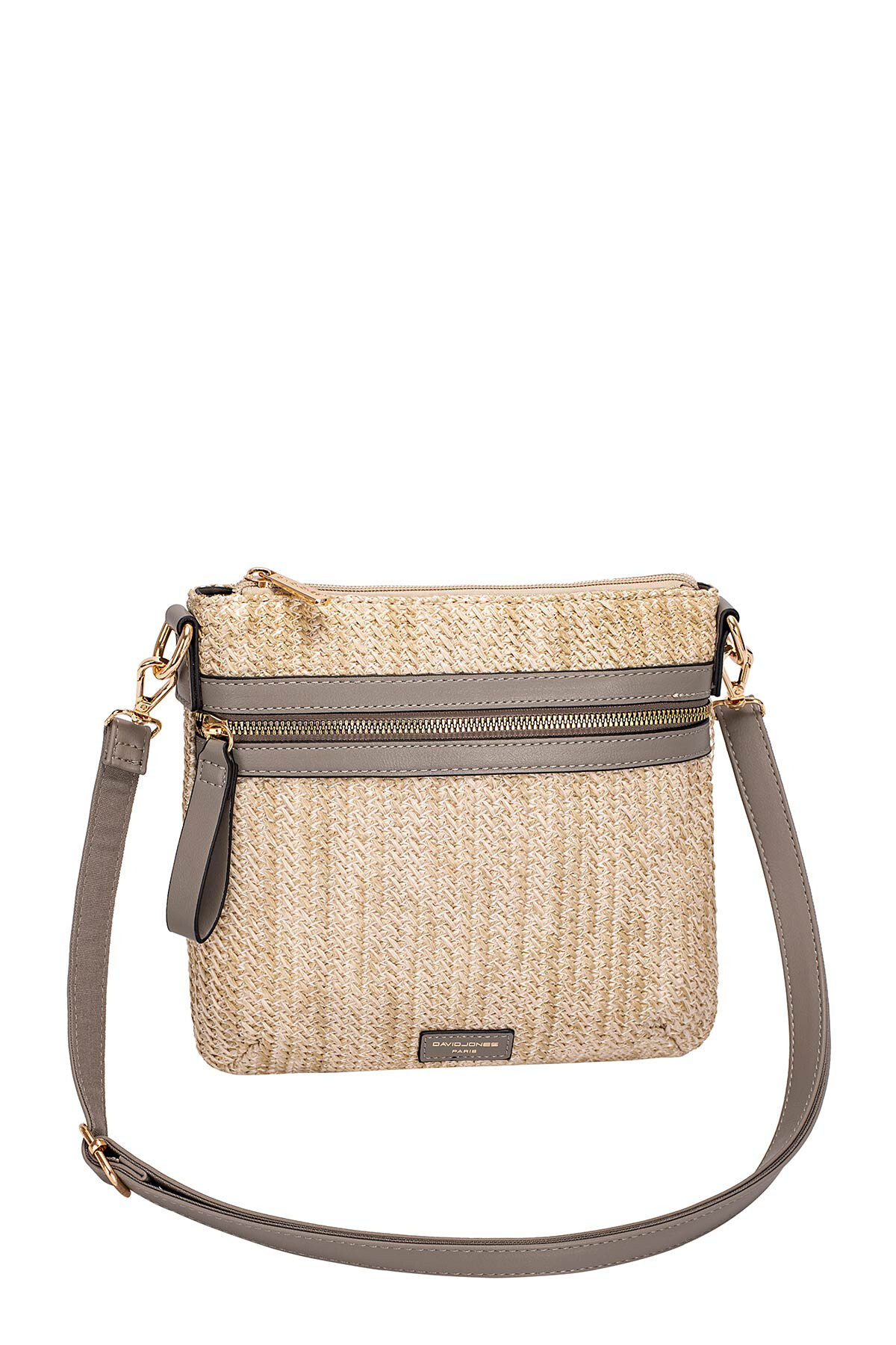 Wholesaler David Jones - CM7537 David Jones Synthetic straw crossbody bag
