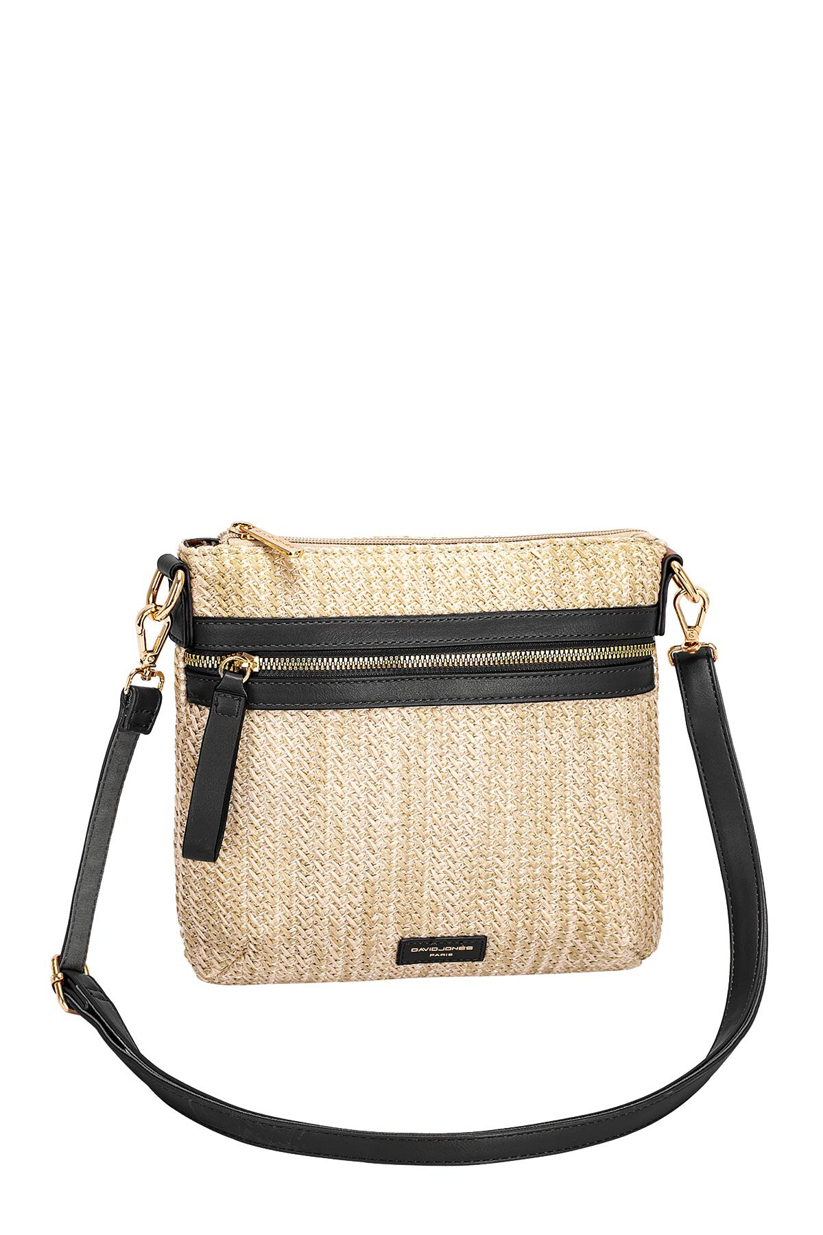 Wholesaler David Jones - CM7537 David Jones Synthetic straw crossbody bag