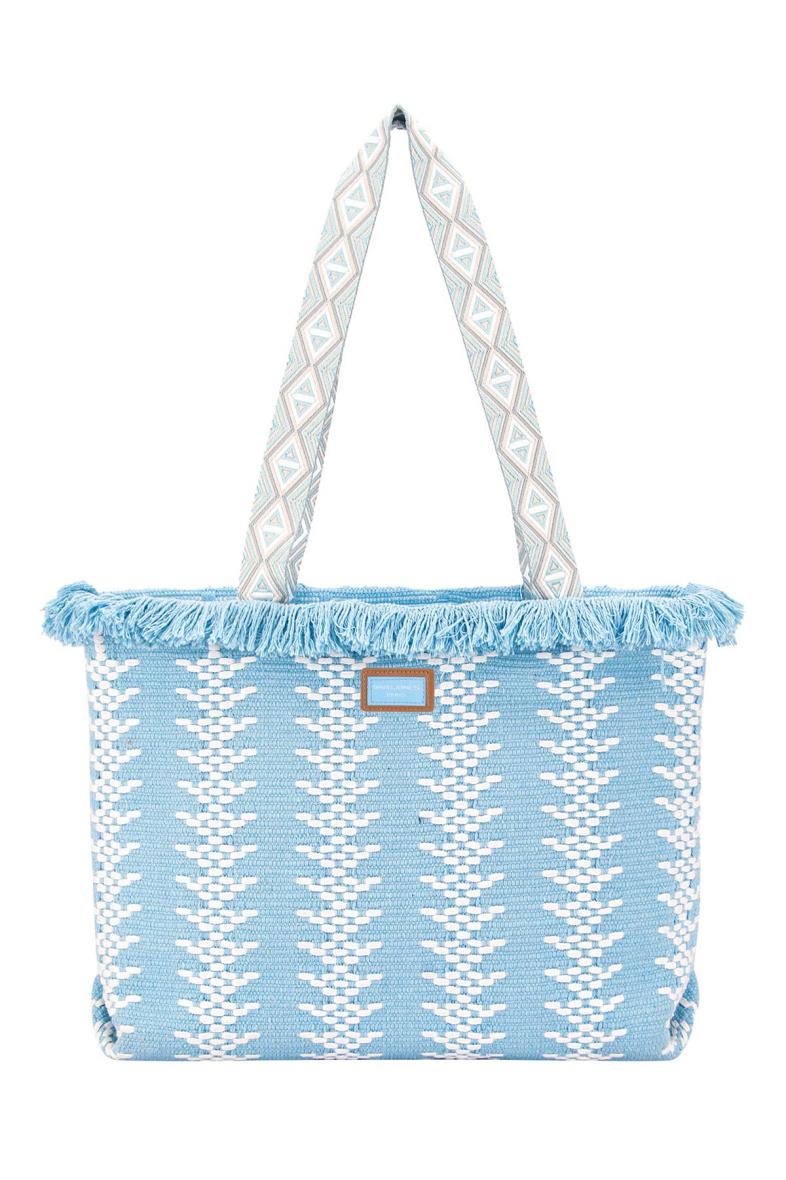 Wholesaler David Jones - DAVID JONES CM7064 Textile Large Shopping Bag | Beach Bag