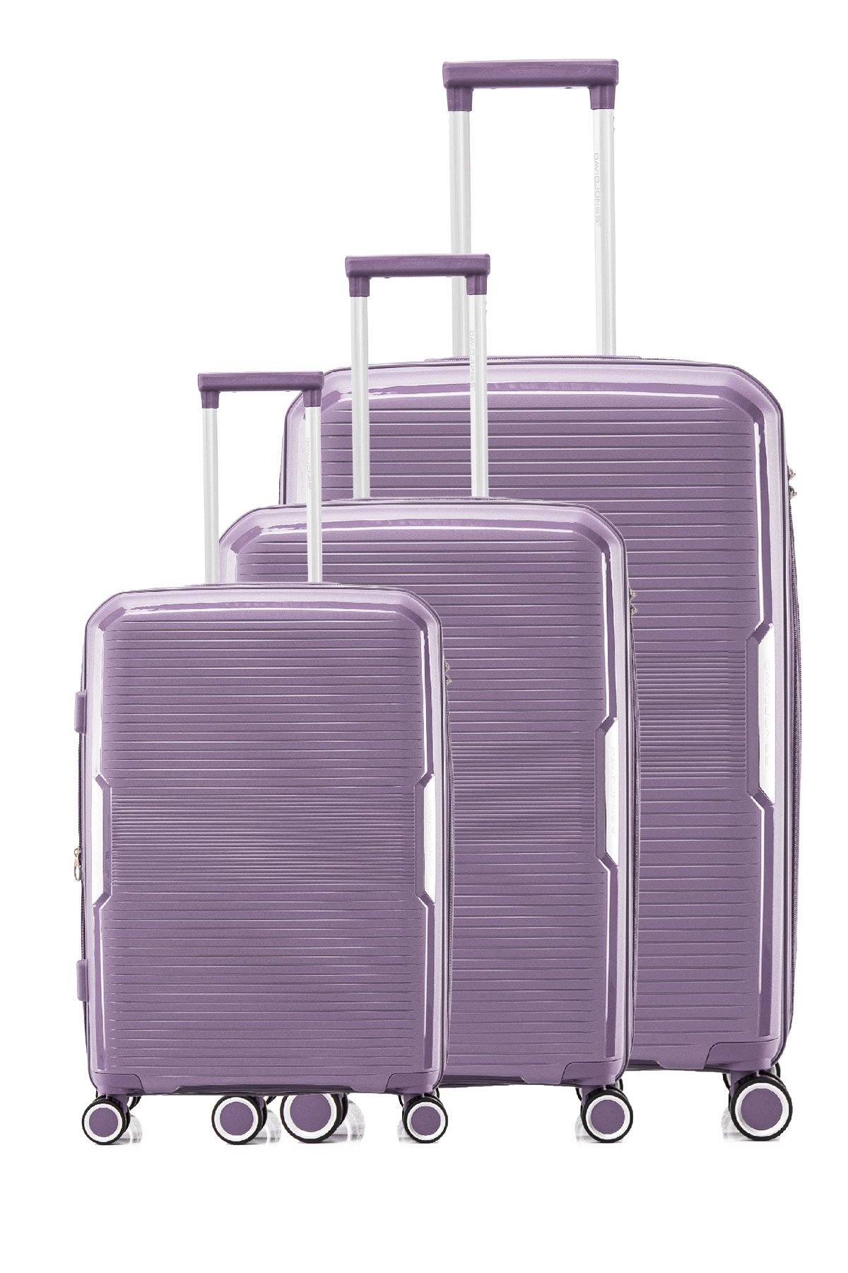 Grossista David Jones - David Jones BA-8005-3A Set di 3 valigie trolley