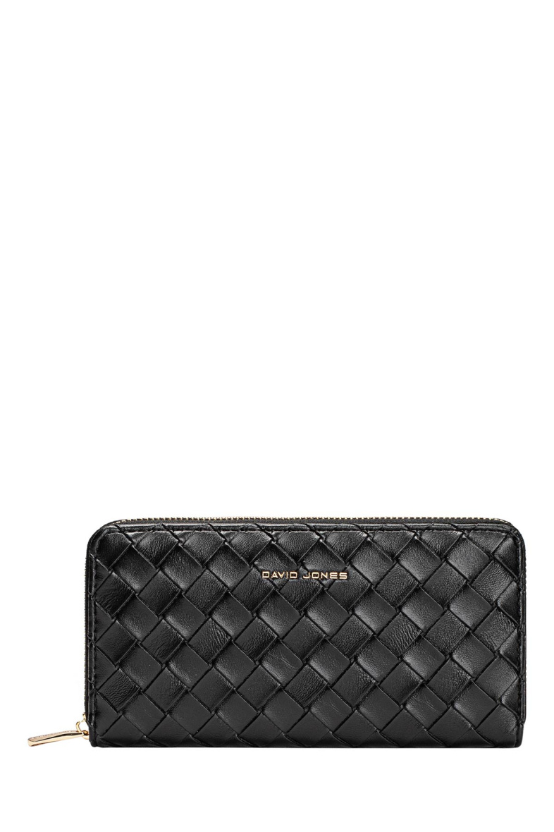 Wholesaler David Jones - P146-510 David Jones Woven Leather Textured Wallet