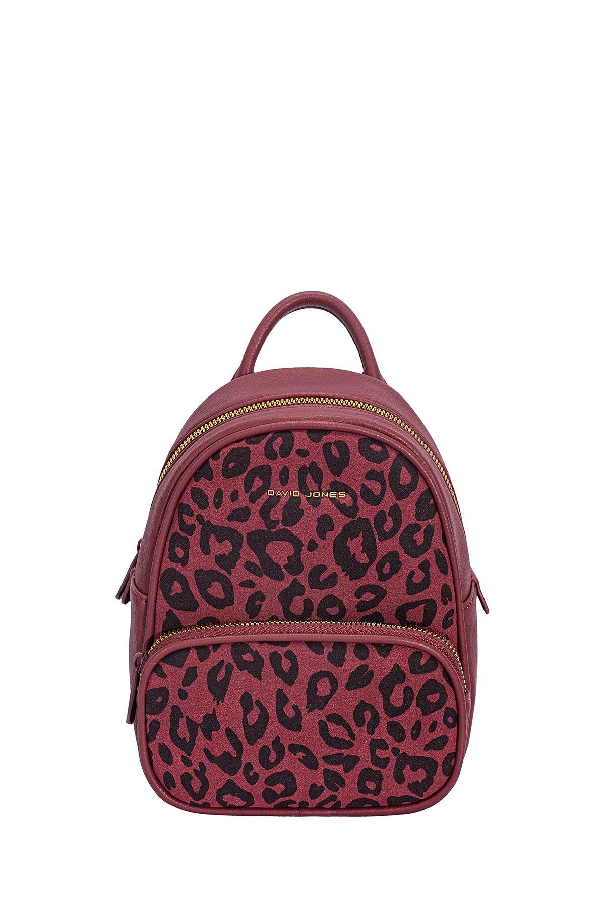 Großhändler David Jones - CM7637 David Jones Leopardenmuster Rucksack