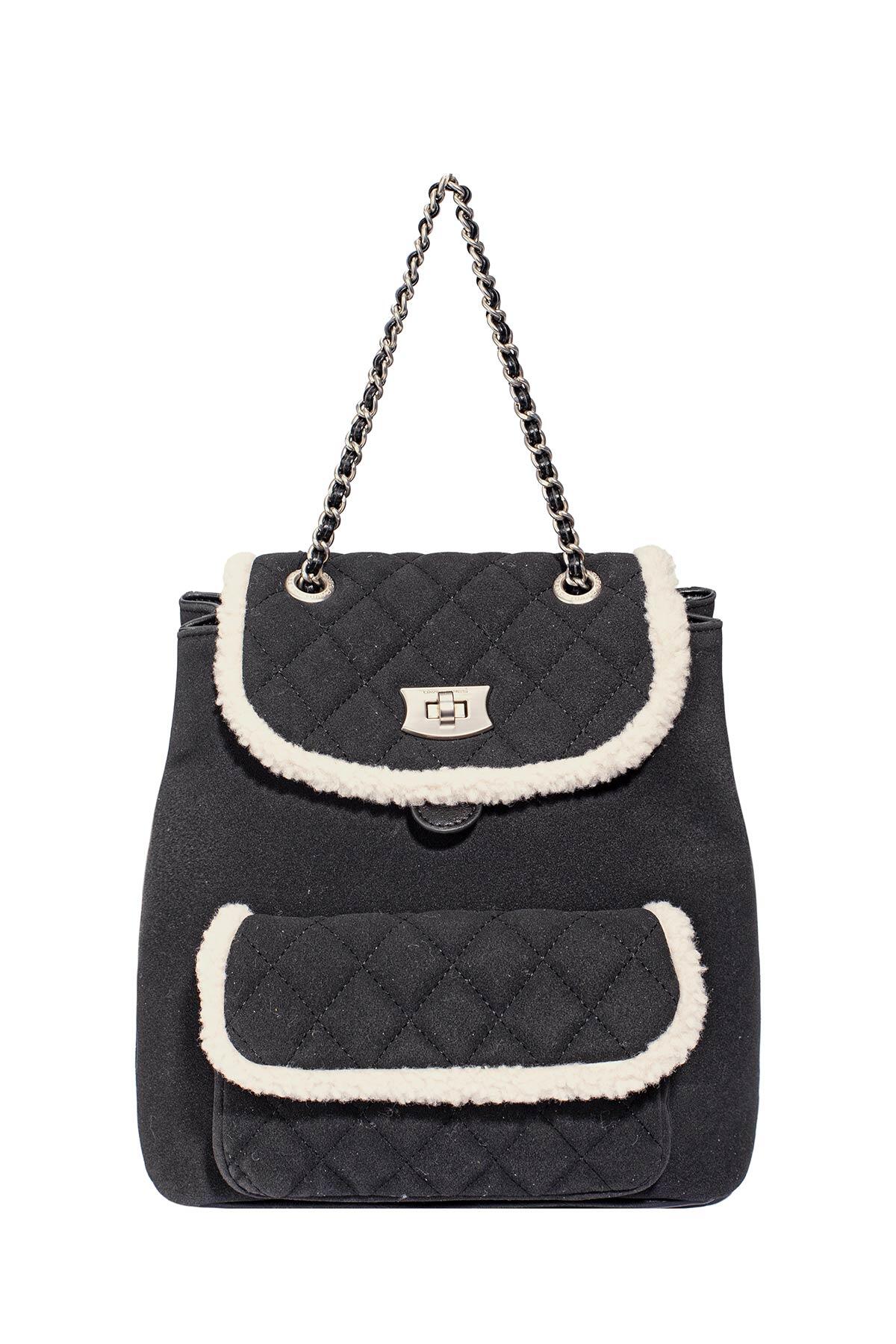 Grossiste David Jones - Sac à dos bordure mouton David Jones CM7755