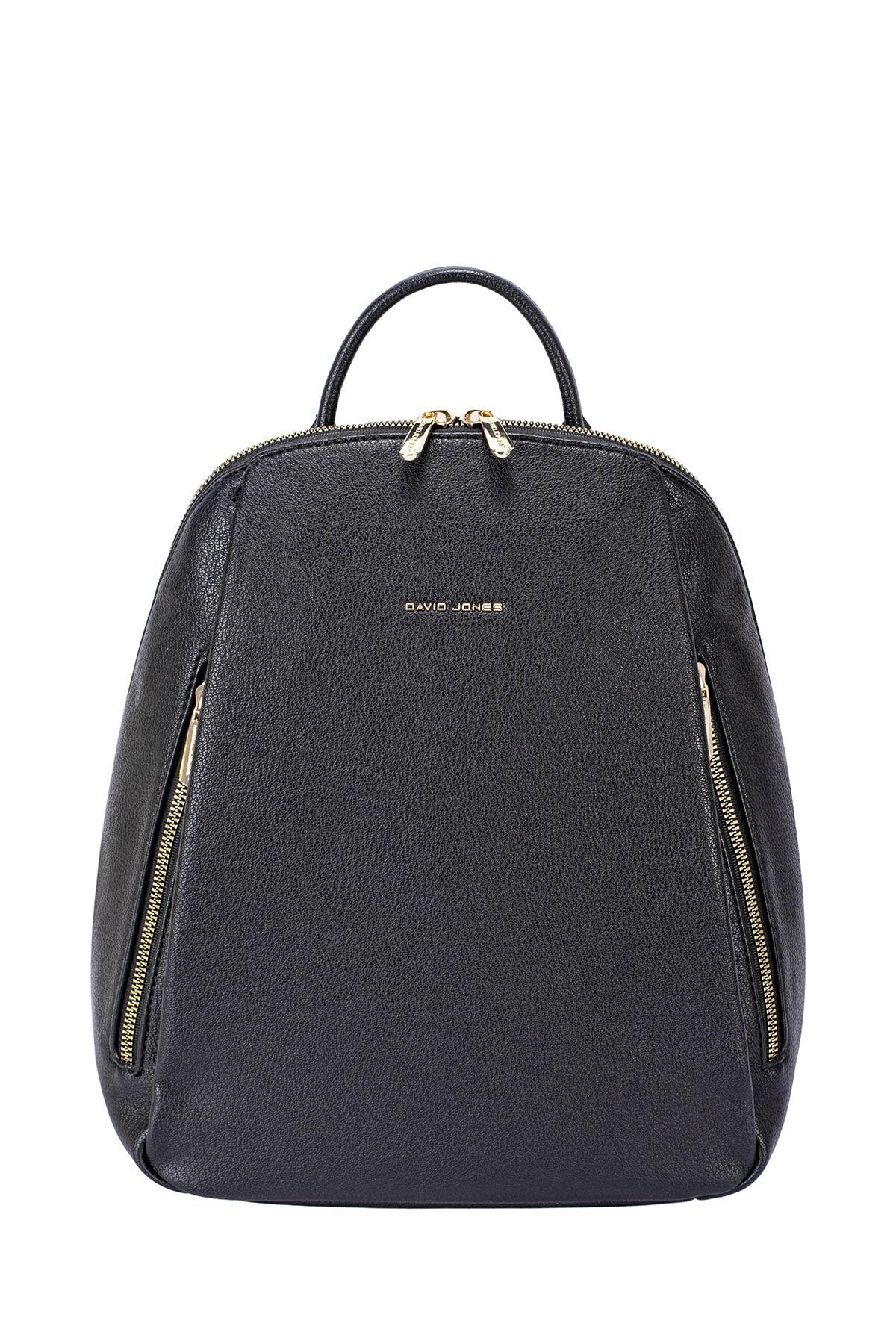 DAVID JONES Studded Backpack David Jones Paris Adj. Straps Backpack Peacock Blue Liberia  main image 4