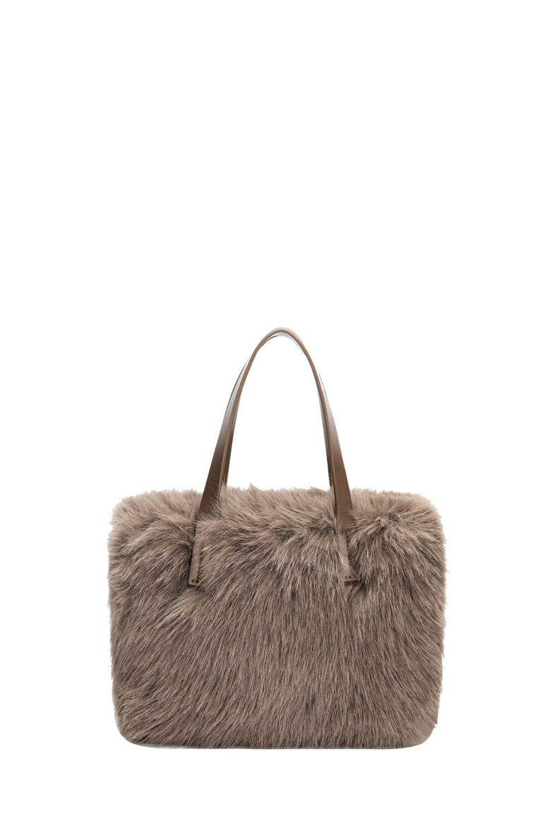 Wholesaler David Jones - CM7158 David Jones faux fur handbag