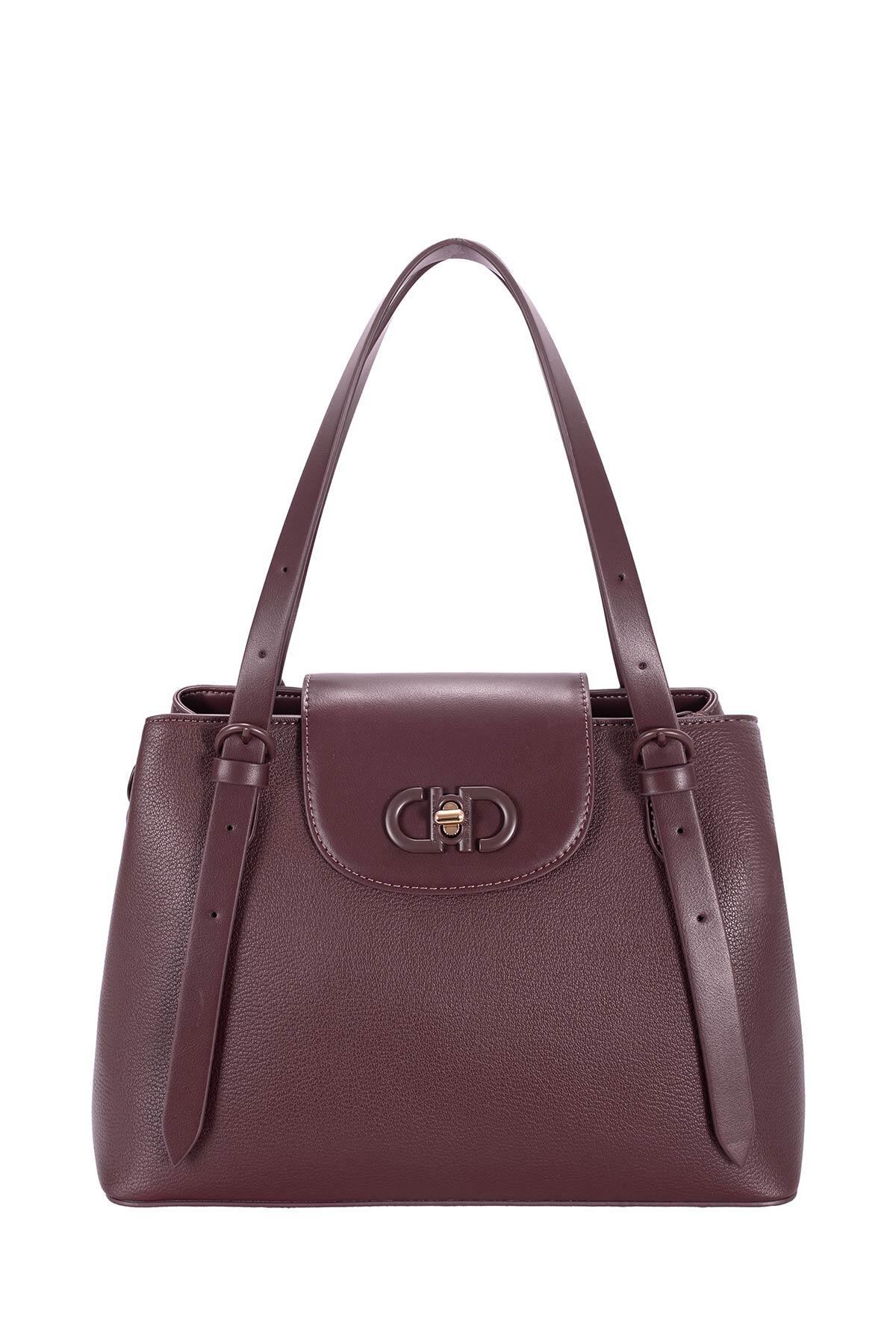 Mayorista David Jones - CM8684 Bolso de mano trapezoidal tipo cubo David Jones