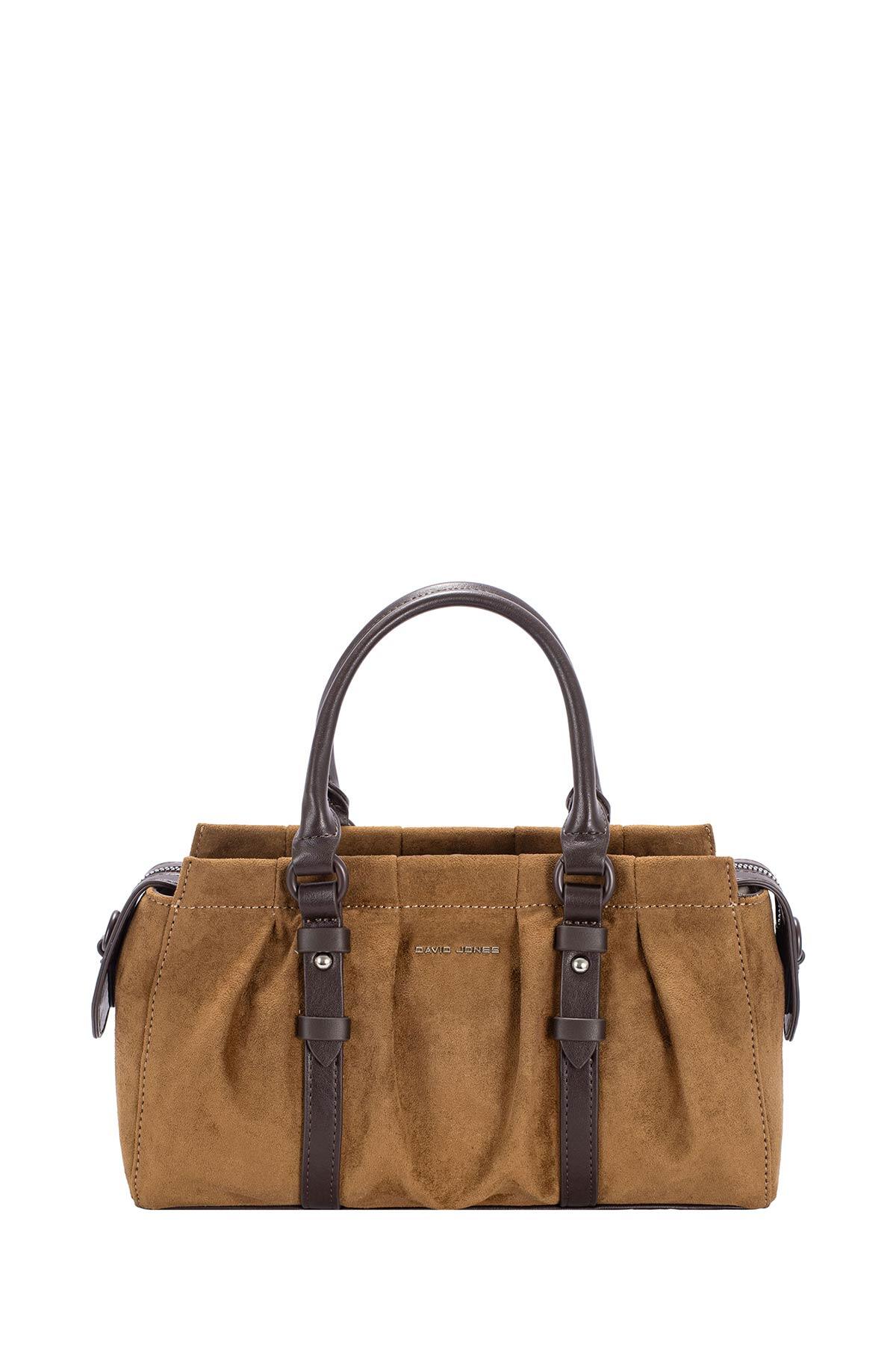 Grossista David Jones - CM8598 Borsa a mano a forma di duffle effetto nabuk David Jones