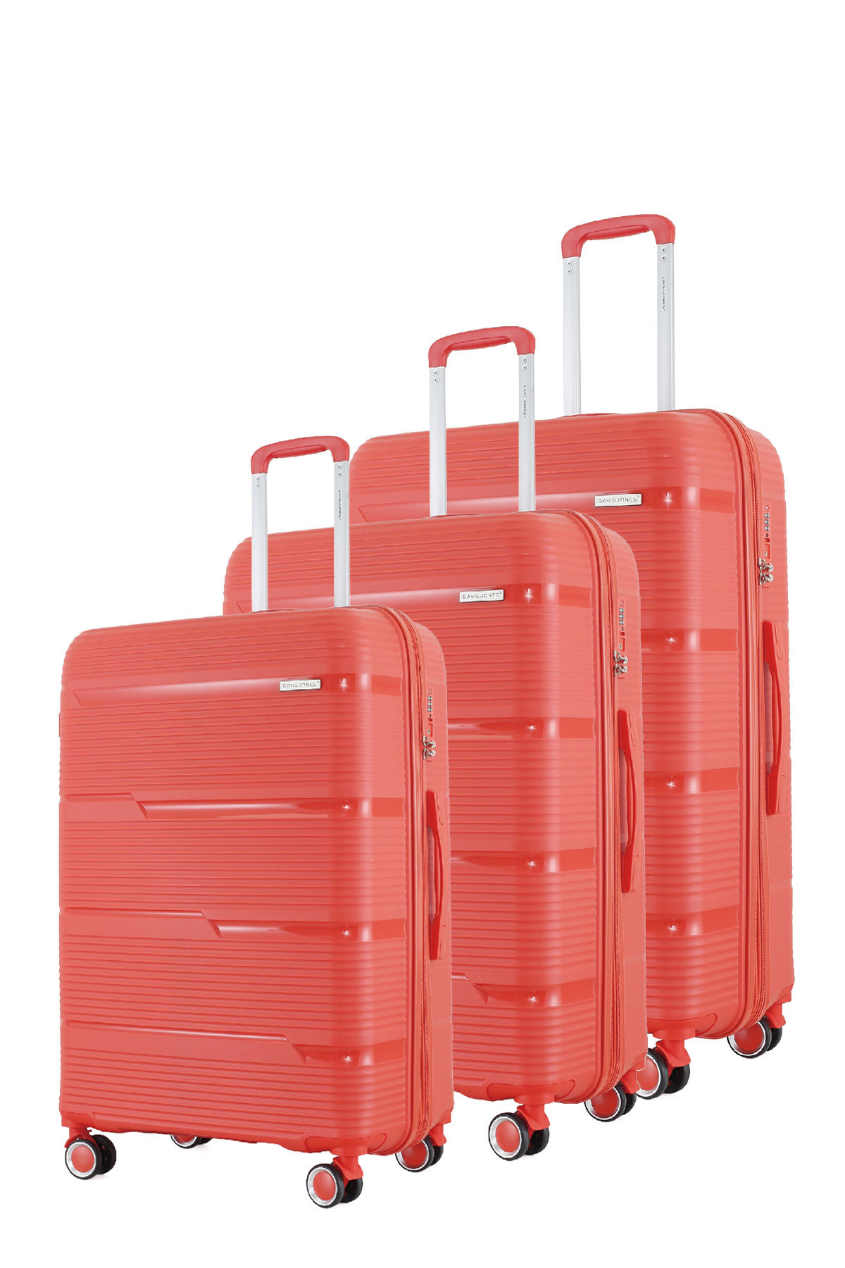 Großhändler David Jones - David Jones BA-8003-3-26 Set aus 3 Trolley-Koffern