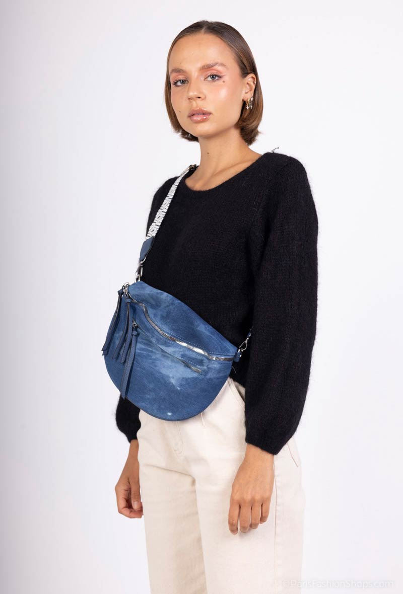 Wholesaler David Jones - CM7069 David Jones Jeans Shoulder Fanny Pack