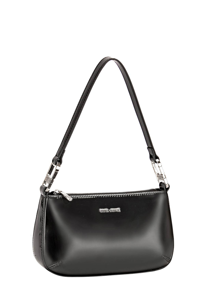 Wholesaler David Jones - CM7170 David Jones Glossy Patent Shoulder Bag