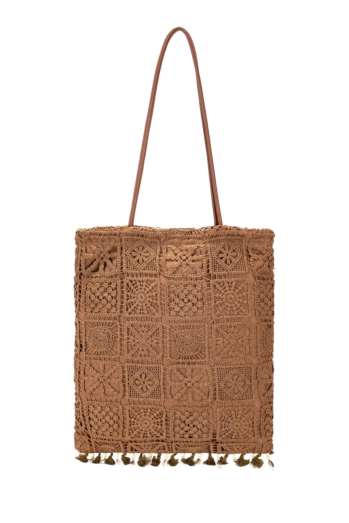 Großhändler David Jones - CM8478 Geflochtene Schultertasche Shopper David Jones