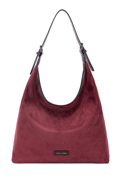 Großhändler David Jones - CM8590 David Jones Hobo-Schultertasche mit Nubuk-Effekt Großhändler David Jones - CM8590 David Jones Hobo-Schultertasche mit Nubuk-Effekt