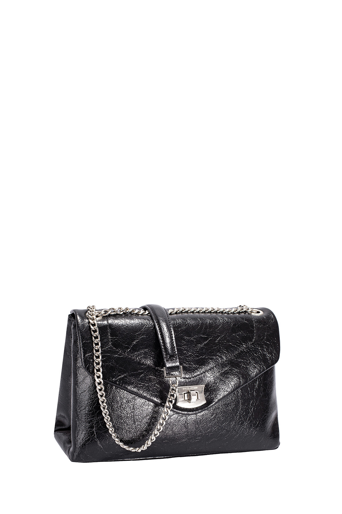 Wholesaler David Jones - CM7599 Flap Handbag David Jones with sliding chain