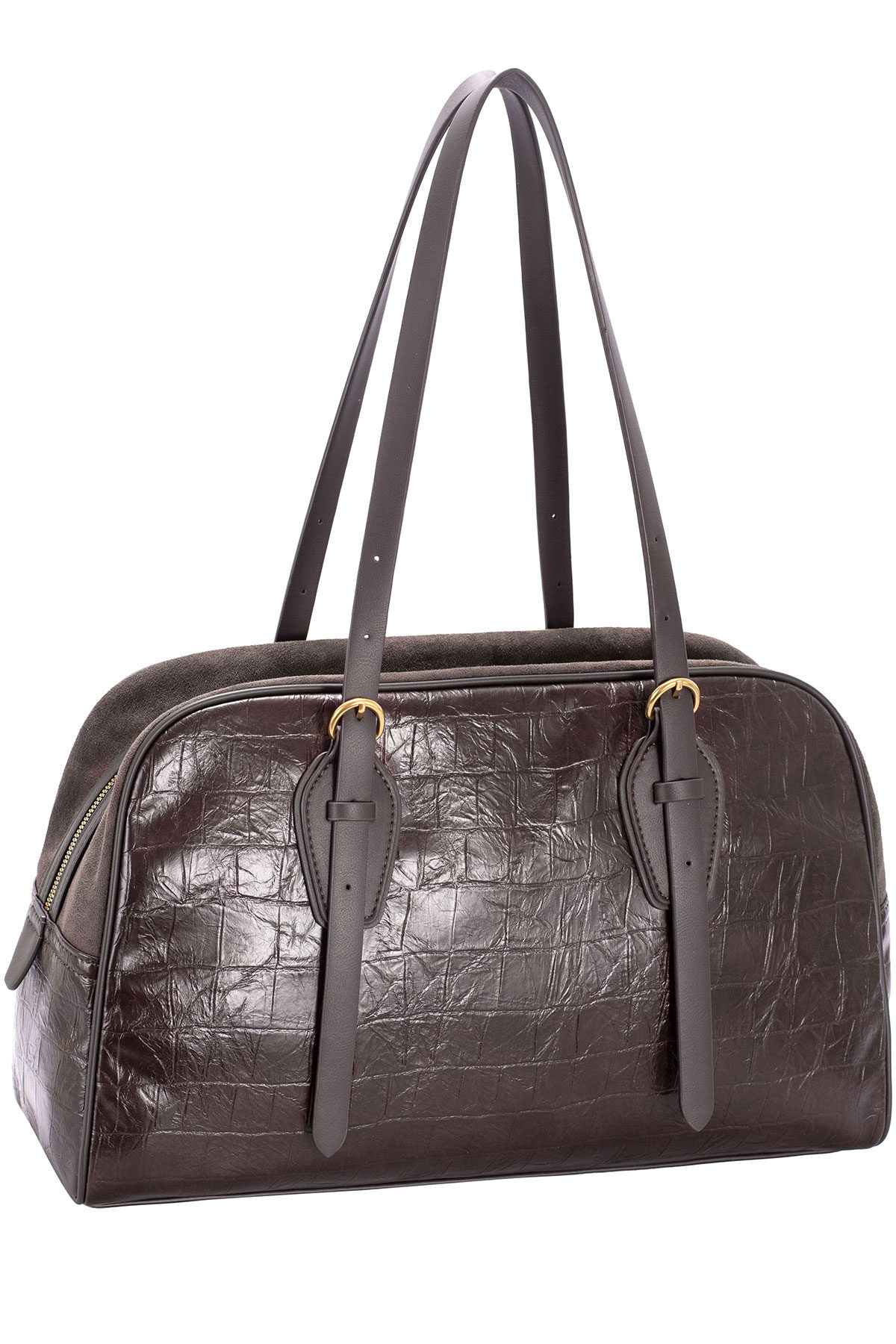 Grossista David Jones - CM8679 Borsa bowling croco David Jones