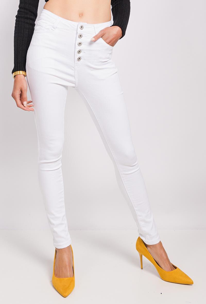 Grossiste Daysie - Jean skinny boutonné