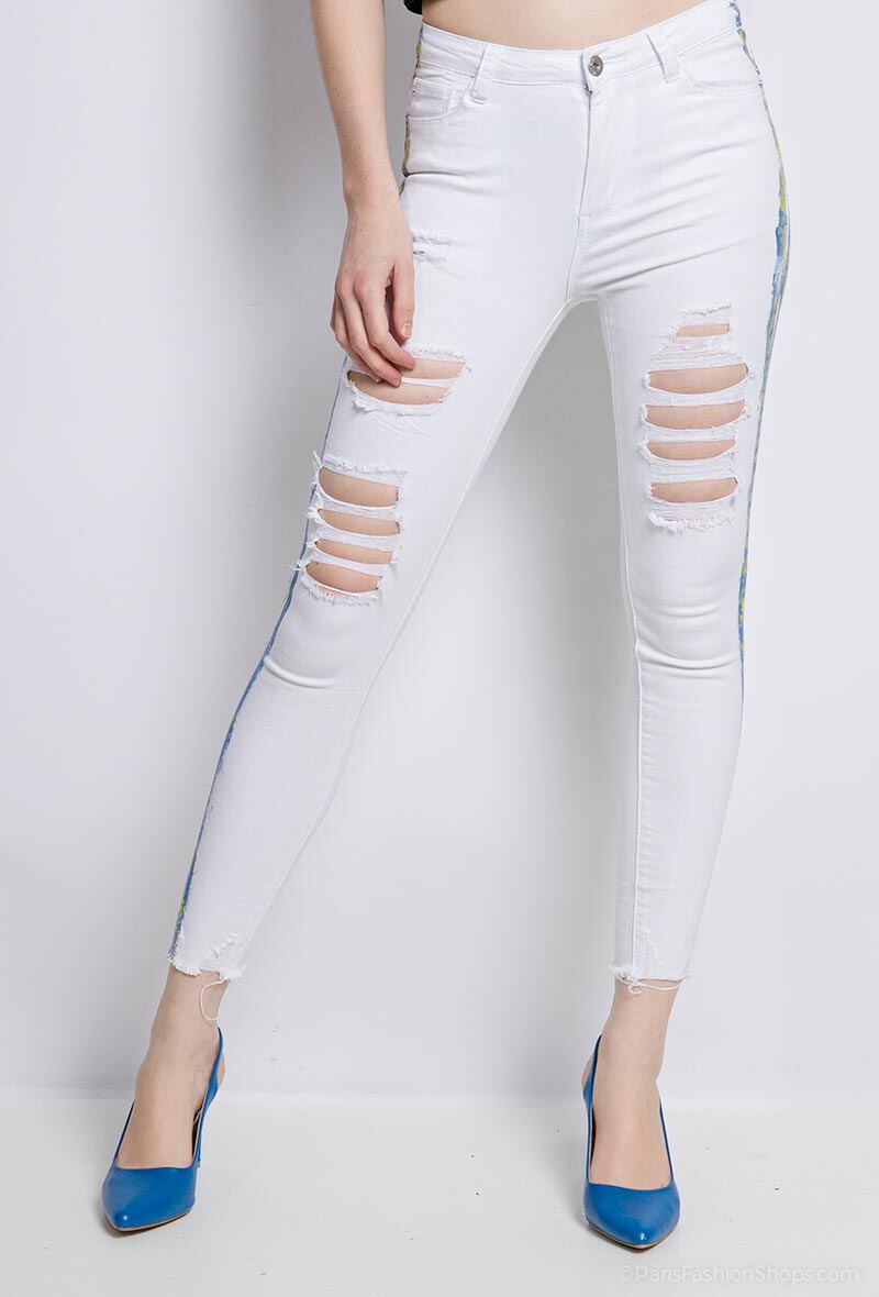Grossiste Daysie - Pantalon avec bandes latérales