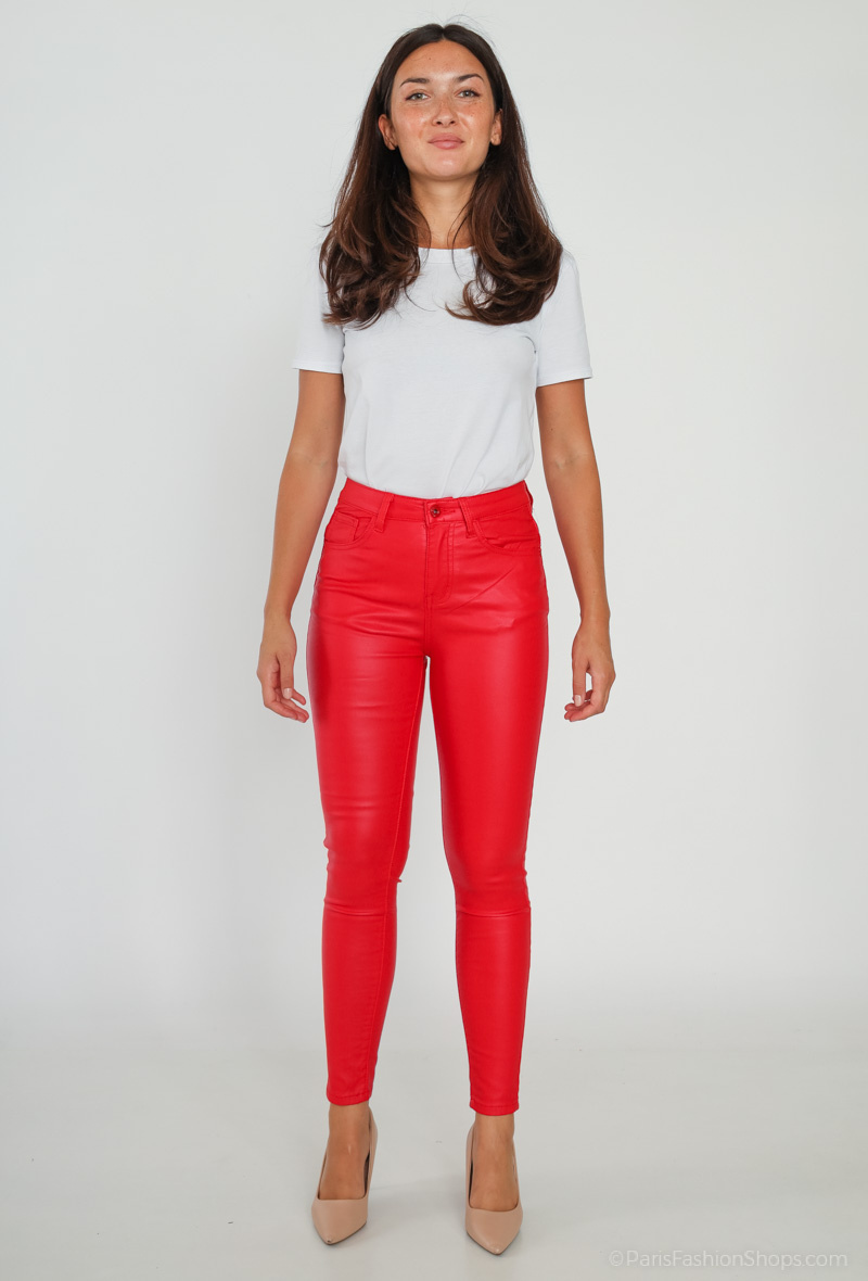 Wholesaler Daysie - FAUX LEATHER TROUSERS