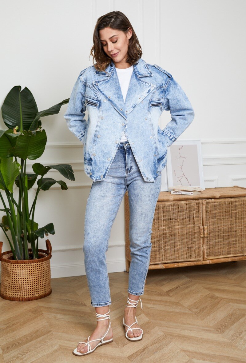 Wholesaler DENIM LIFE - Oversized denim jacket