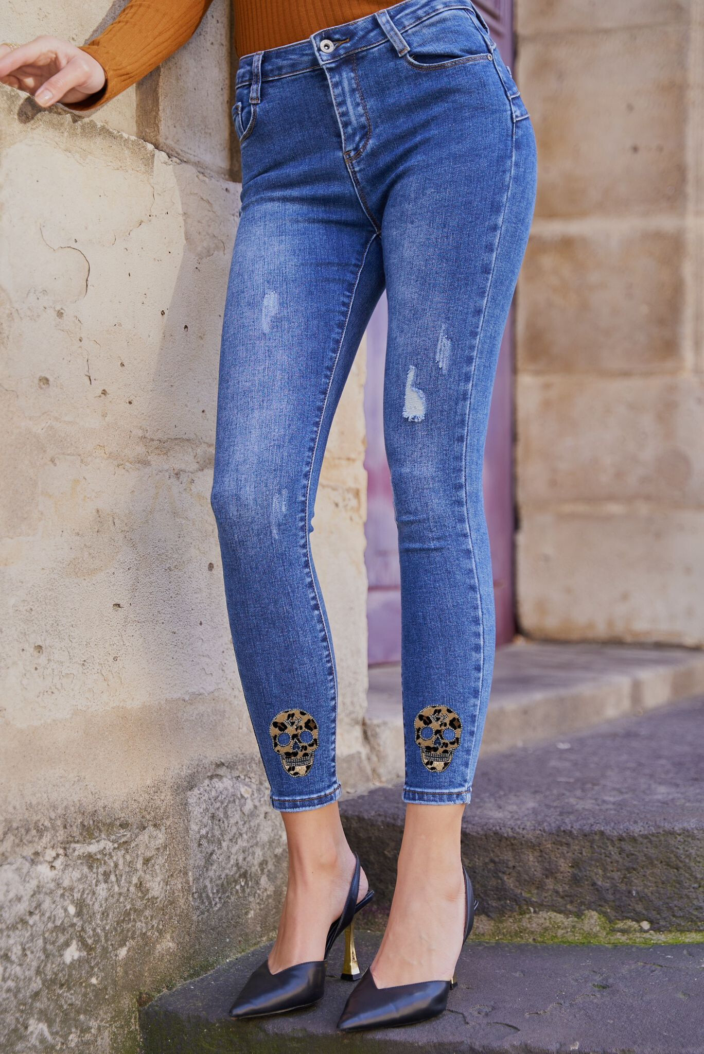 Wholesaler DENIM LIFE - Big Size Push Up Stretch Skinny Jeans