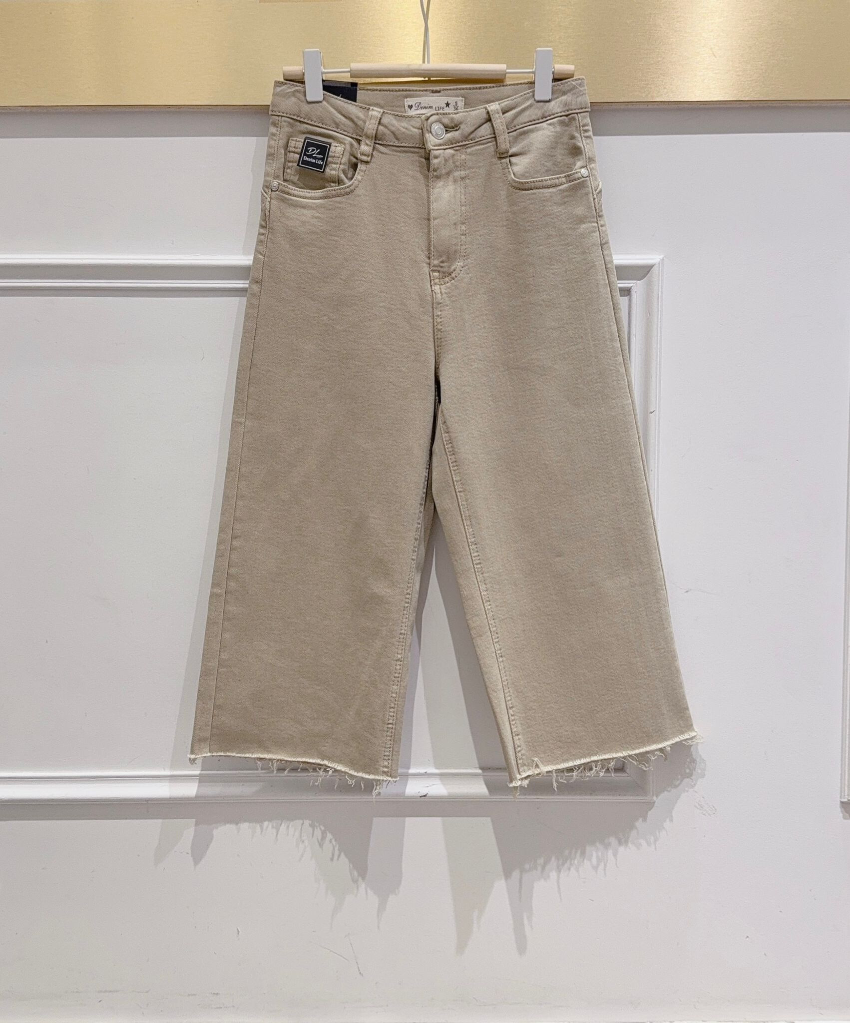 Grossista DENIM LIFE - Jeans push up elasticizzati a gamba larga