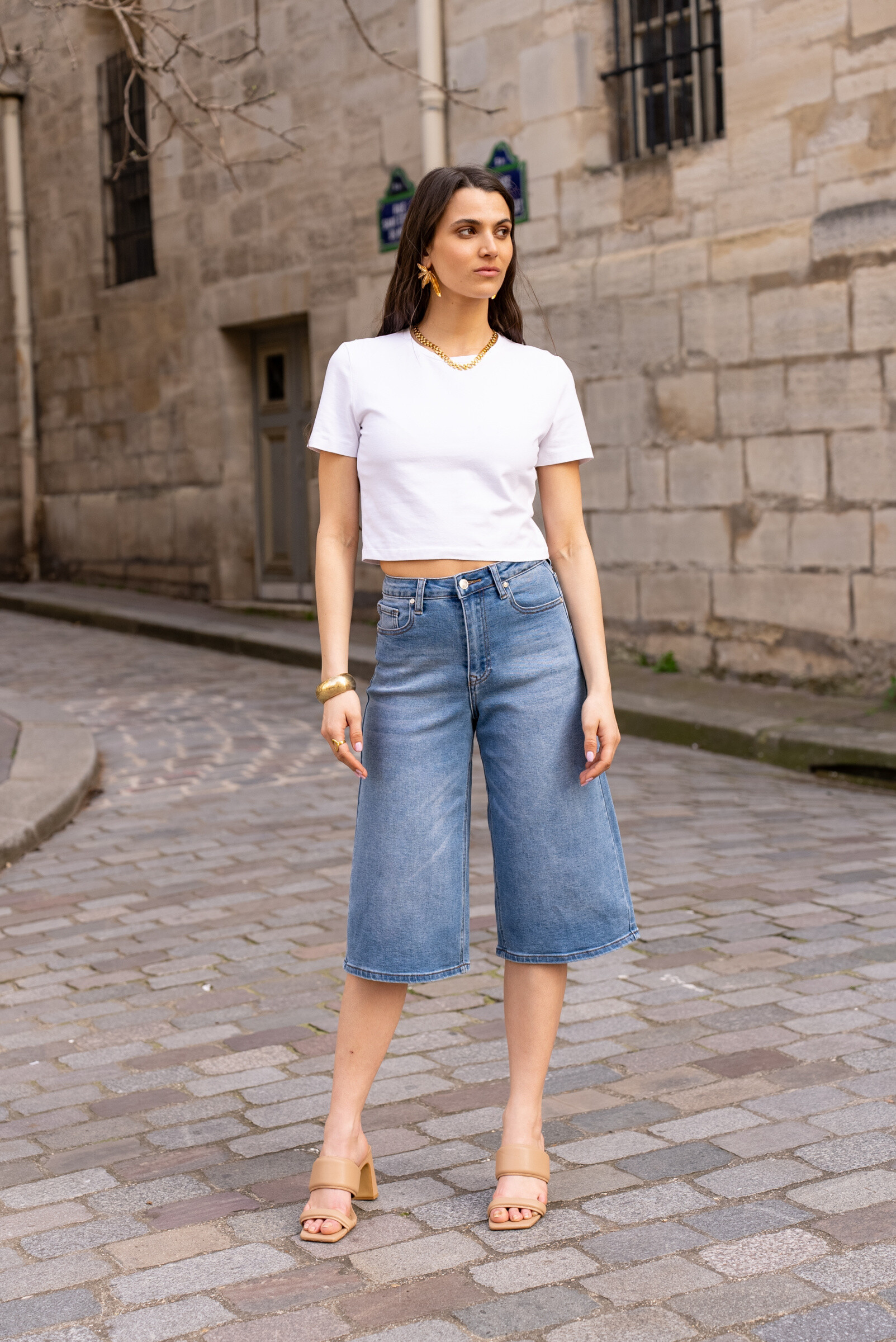 Mayorista DENIM LIFE - Bermudas Gran jersey jersey estiramiento