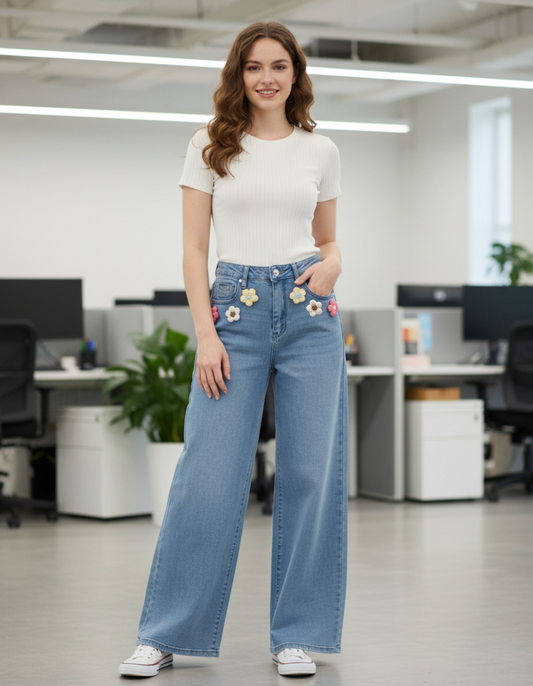 Wholesaler DENIM LIFE - Bermuda Large Jame Jumper Stretch