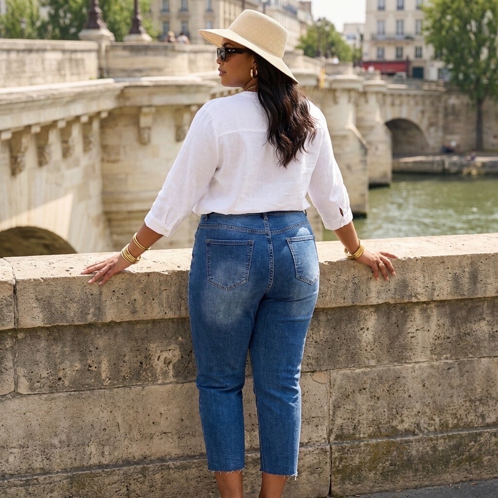 Jeans Skinny Skinny Skinny Skinny Da Donna 2024 Da Donna, 5 Botton, Slim F, Taglie Forti 3xl Da 15,67 € | DHgate