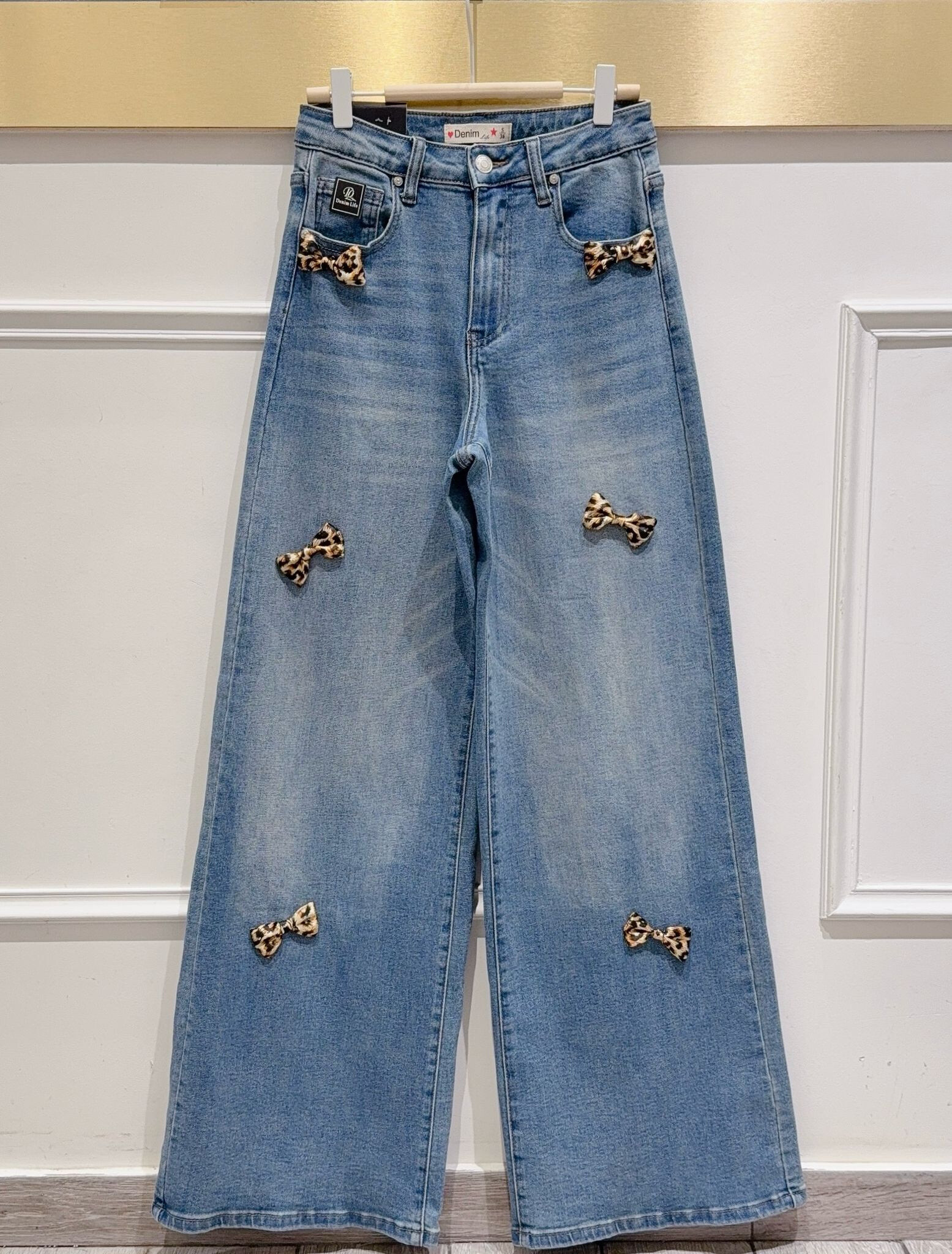 Wholesaler DENIM LIFE - Stretch Palazzo Jeans